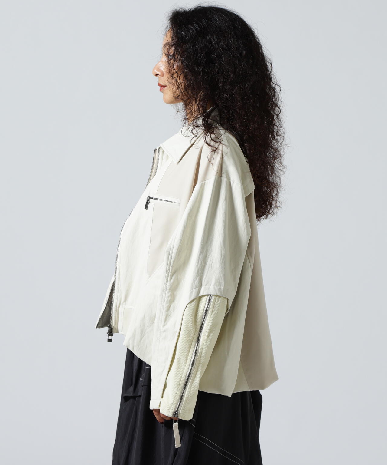 AULA AILA/アウラアイラ/BALLOON HEM BLOUSON