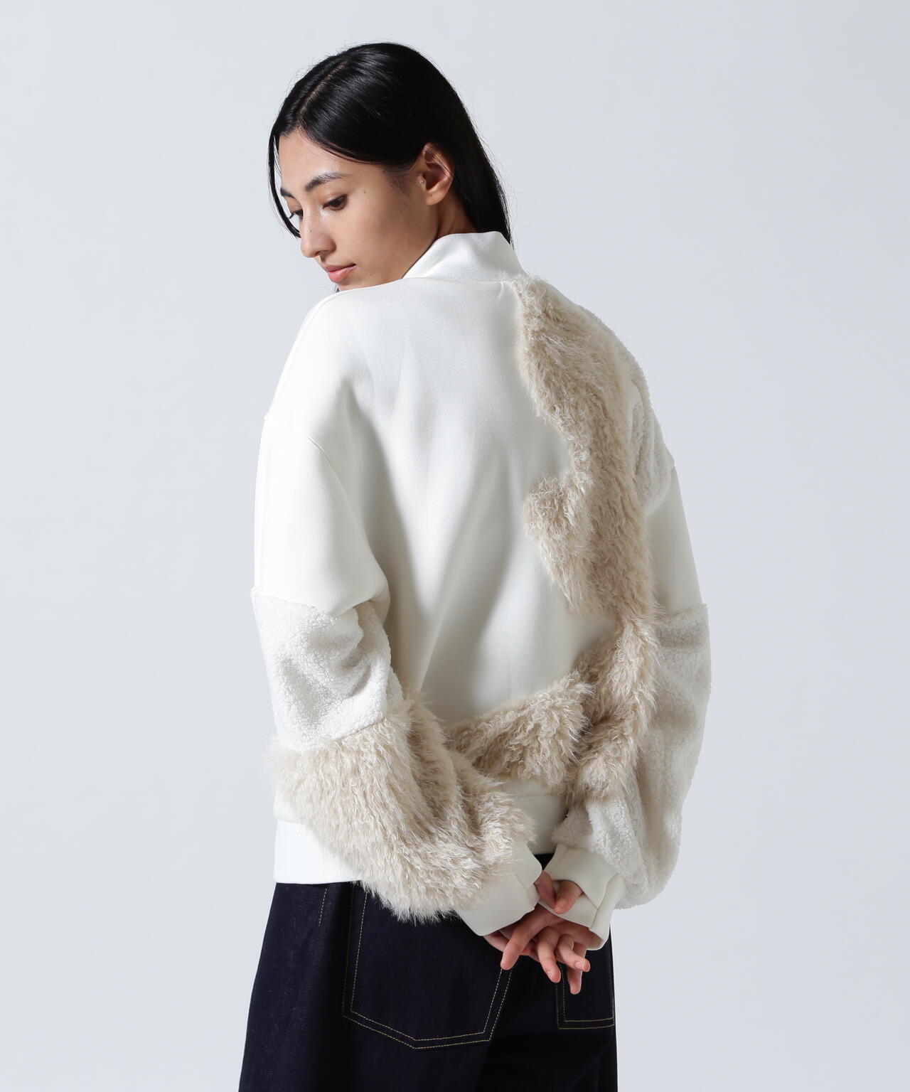 AULA AILA/アウラアイラ/別注ボア＆ファーブルゾン