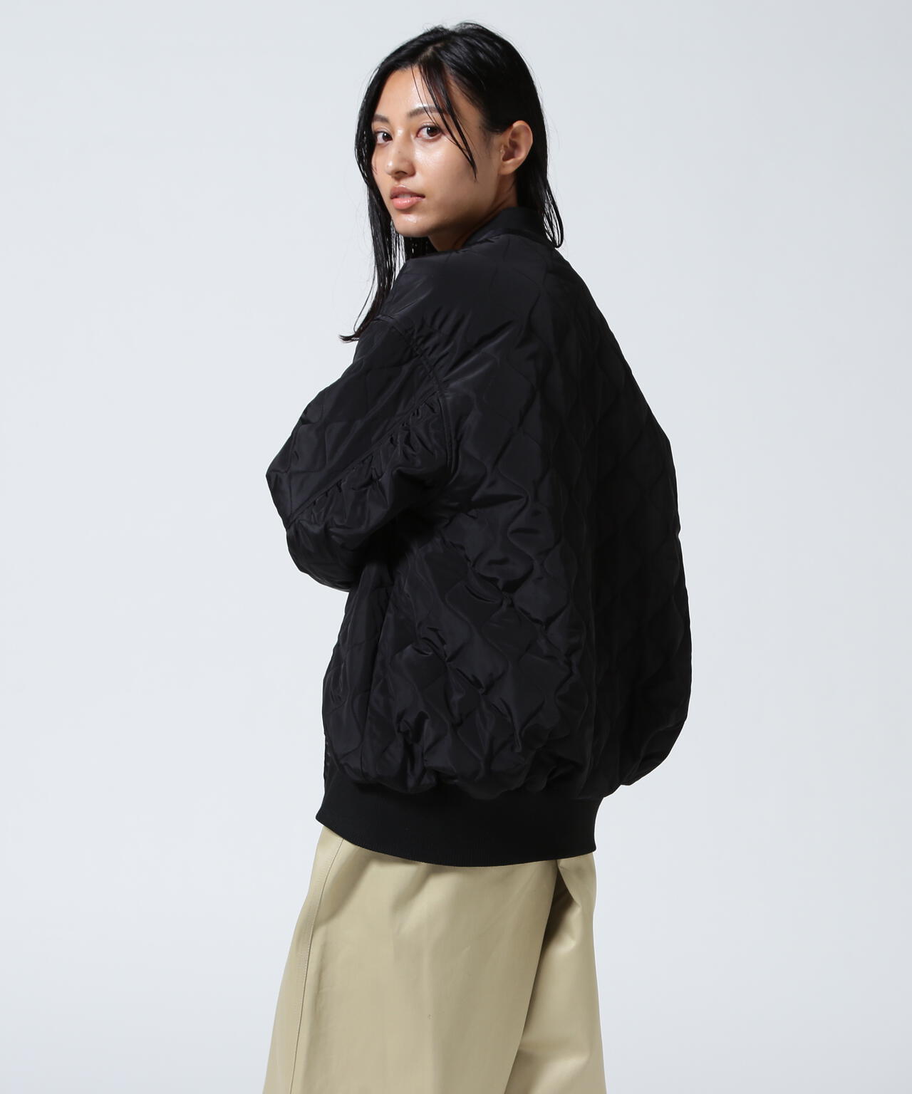 UN3D./アンスリード/QUILTING DOCKING MA-1/キルティングドッキングMA-1