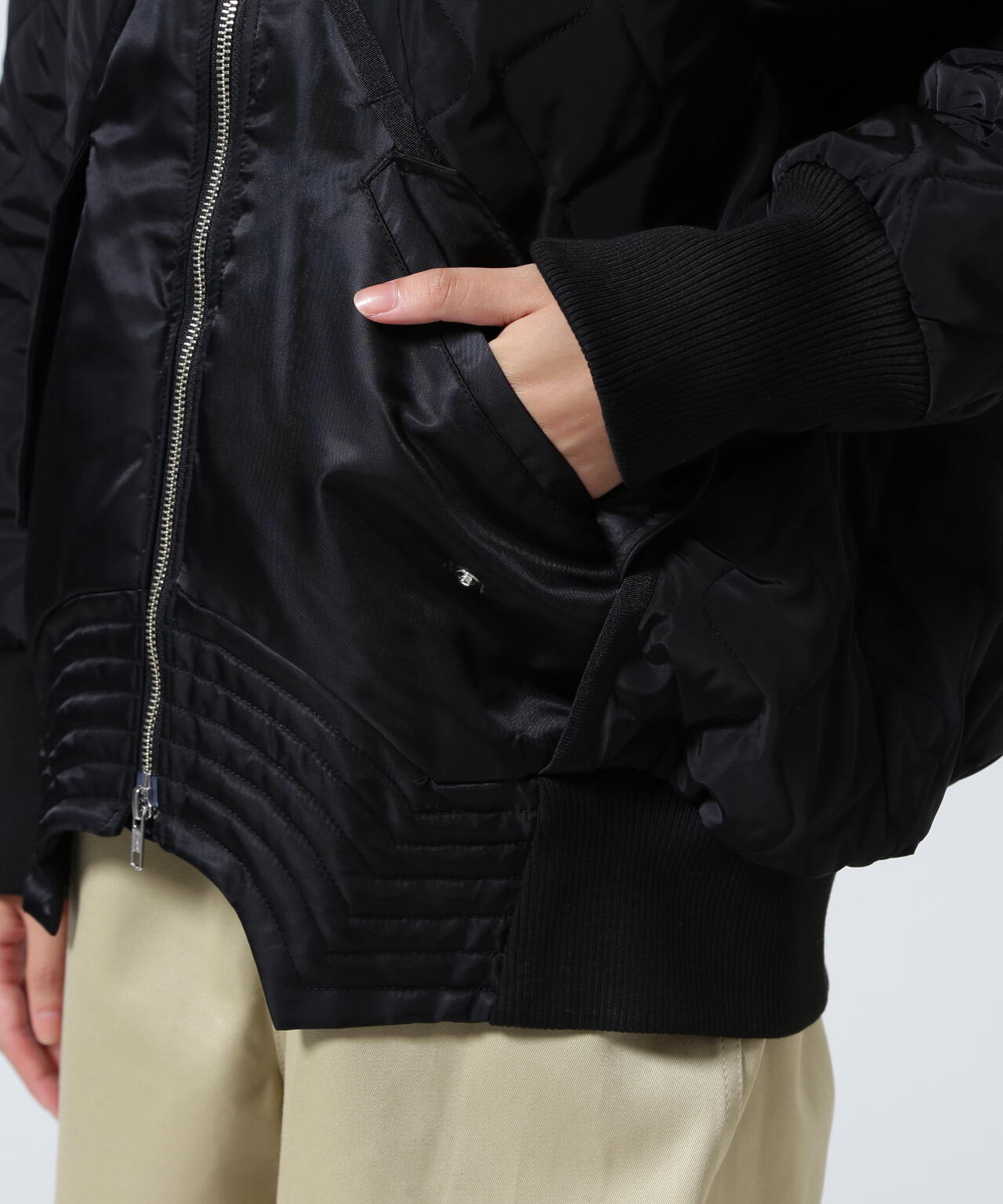 UN3D./アンスリード/QUILTING DOCKING MA-1/キルティングドッキングMA-1