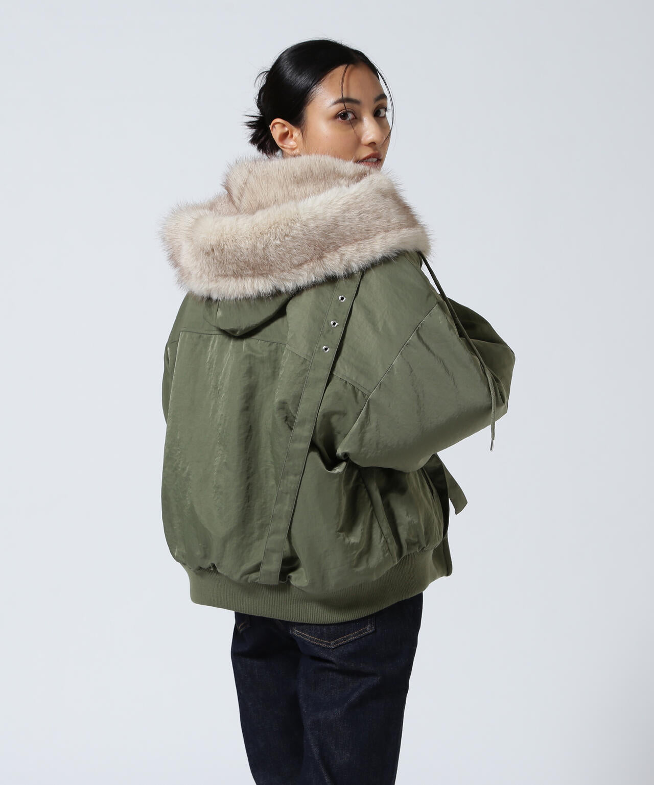 ロイヤルフラッシュ（ FLASH）/MITSUKI／ミツキ／REVERSIBLE FUR BLOUSON MITSUKI/ミツキ/REVERSIBLE FUR BLOUSON | ROYAL FLASH（ロイヤル