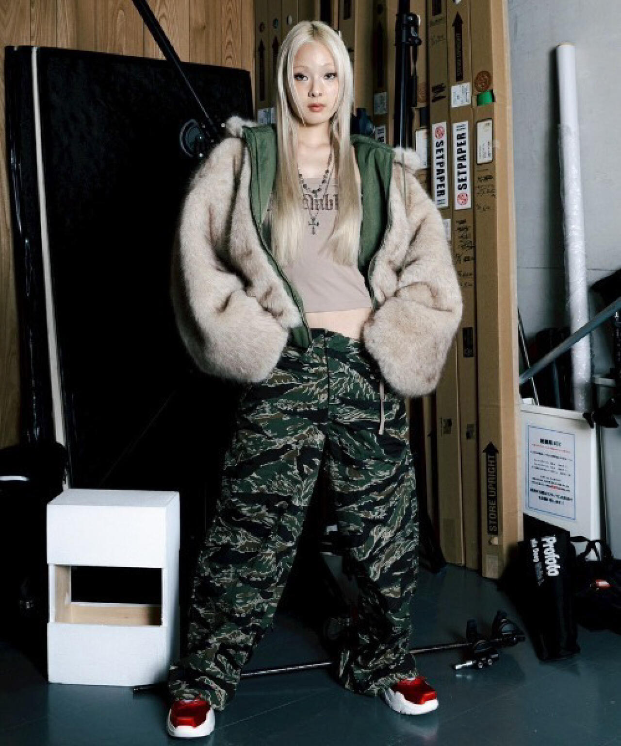 MITSUKI/ミツキ/REVERSIBLE FUR BLOUSON