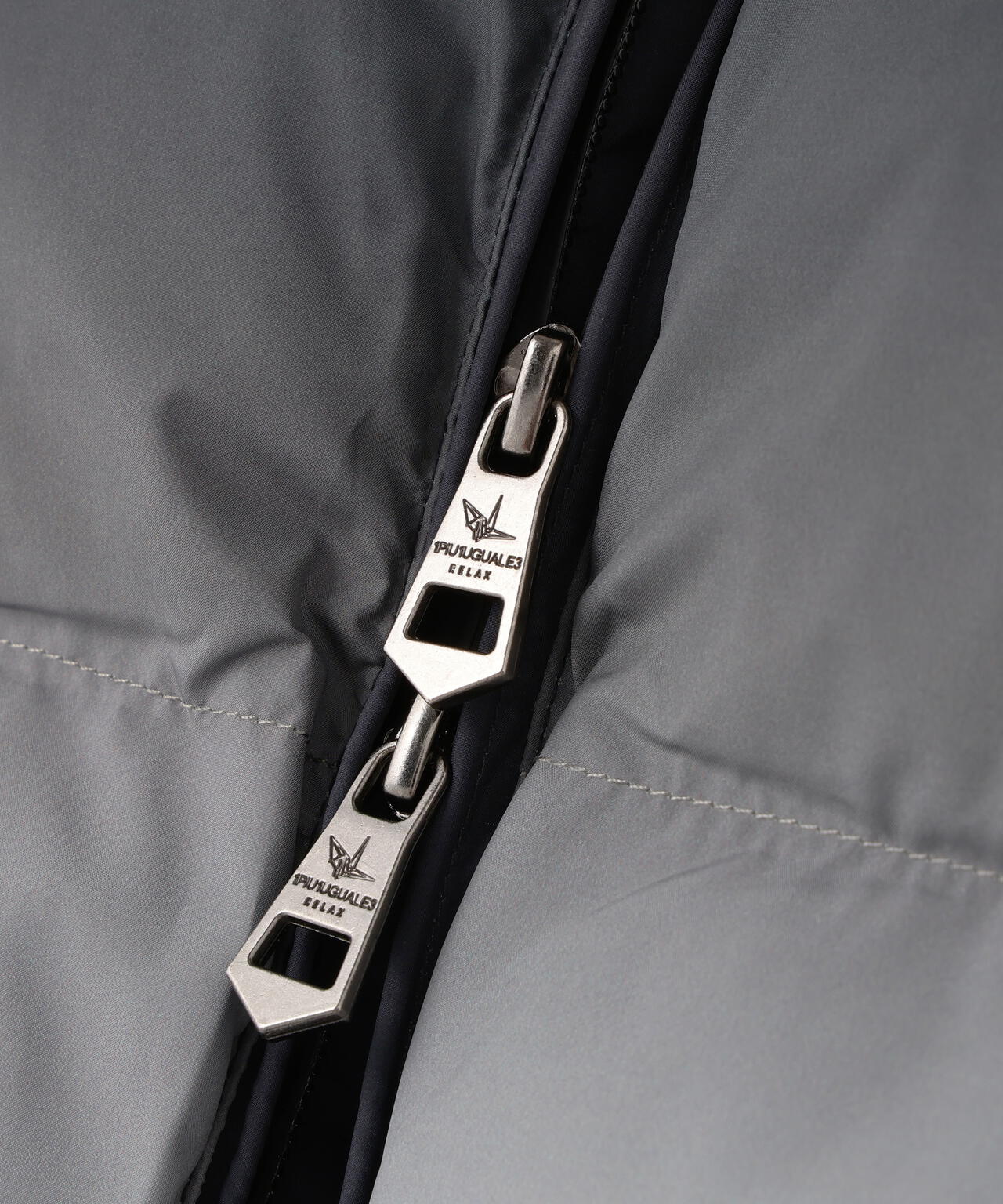 1PIU1UGUALE3 RELAX/ウノピゥ ウノ ウグァーレ トレ リラックス/グラデーションニットコンビパデッドジャケット