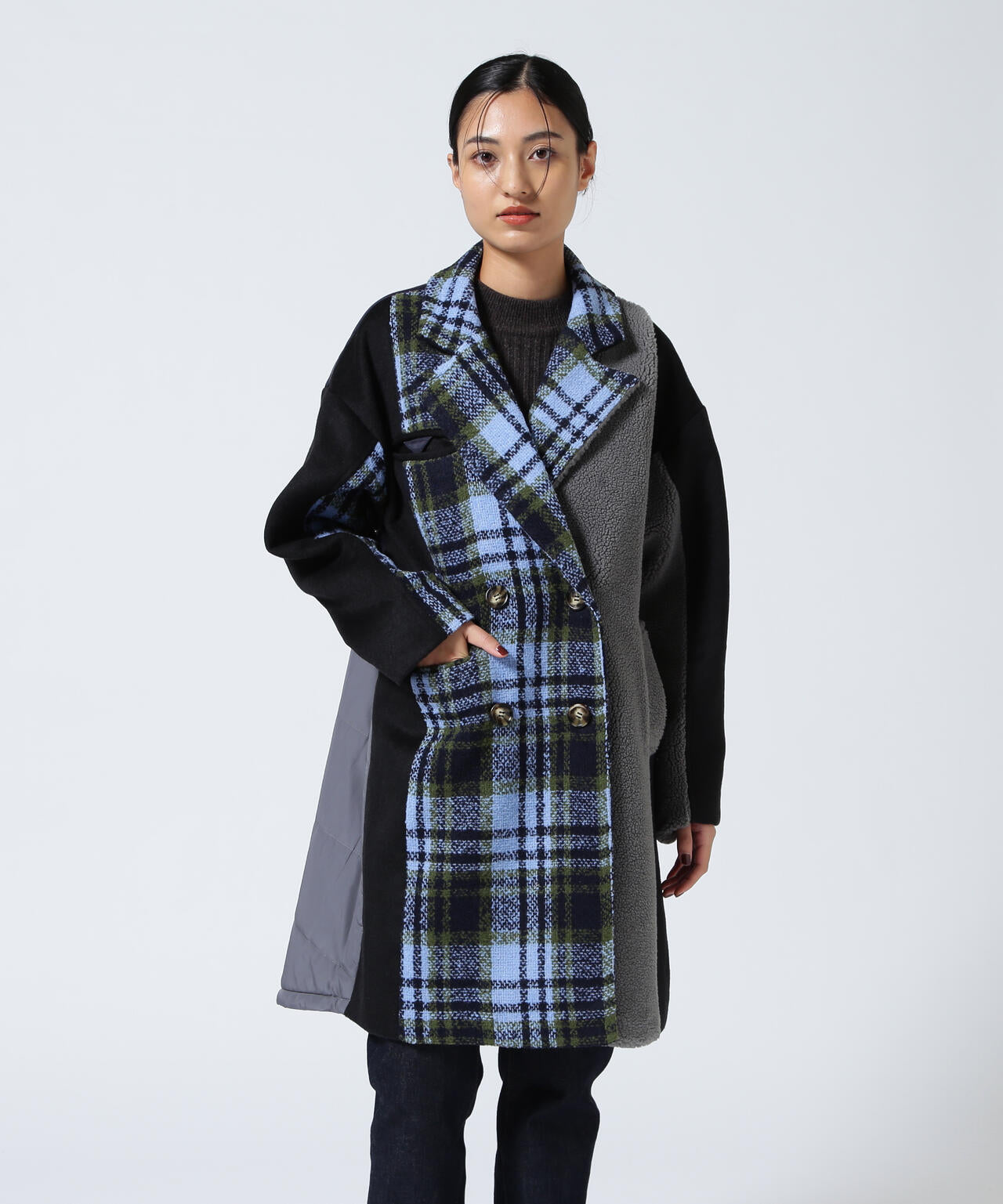 アウラアイラ　AULA AILA コート AULA AILA/アウラアイラ/別注テイラーハーフコート | ROYAL FLASH