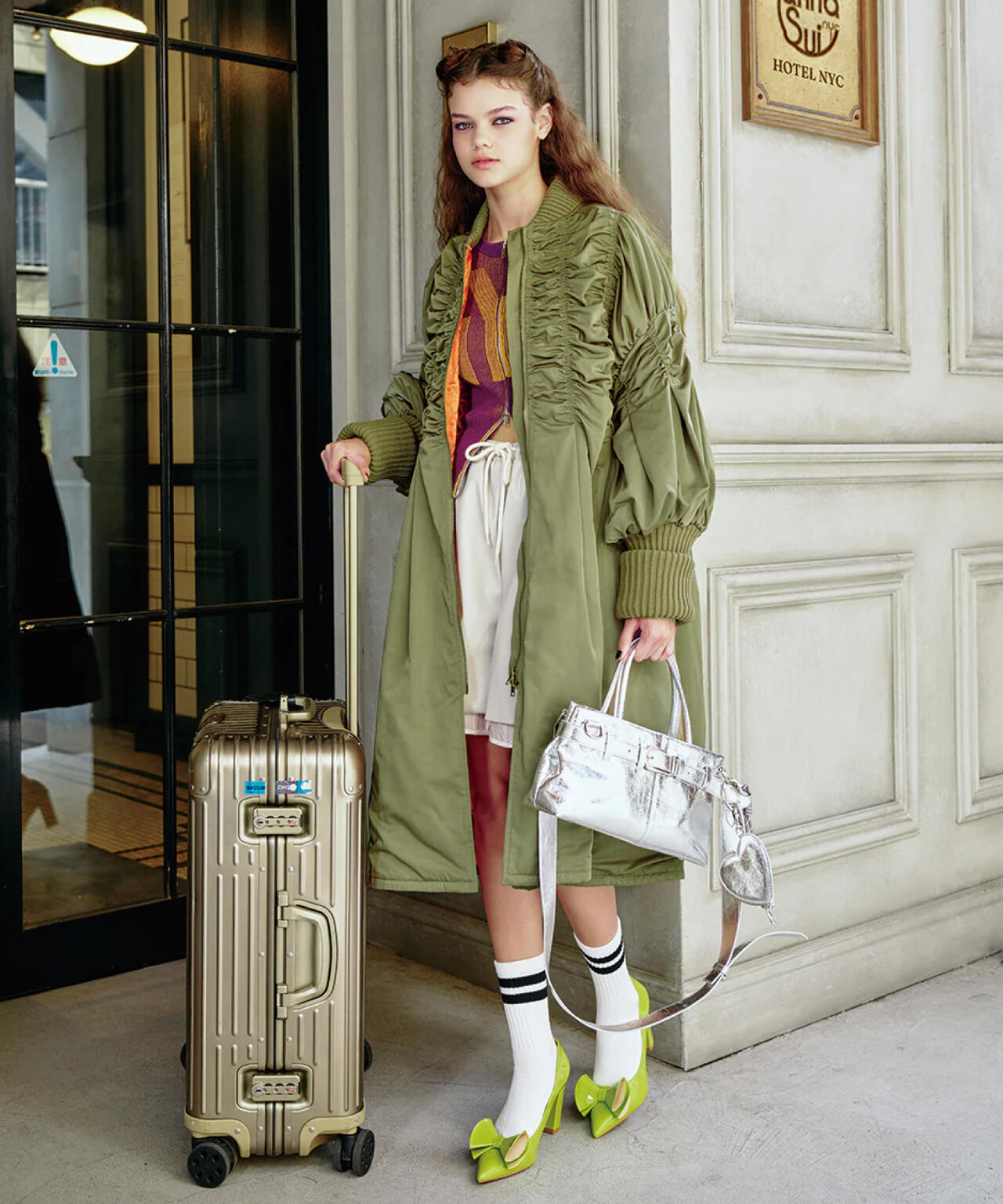 ANNA SUI NYC/アナ スイ エヌワイシー/ロングMA-1コート | ROYAL FLASH