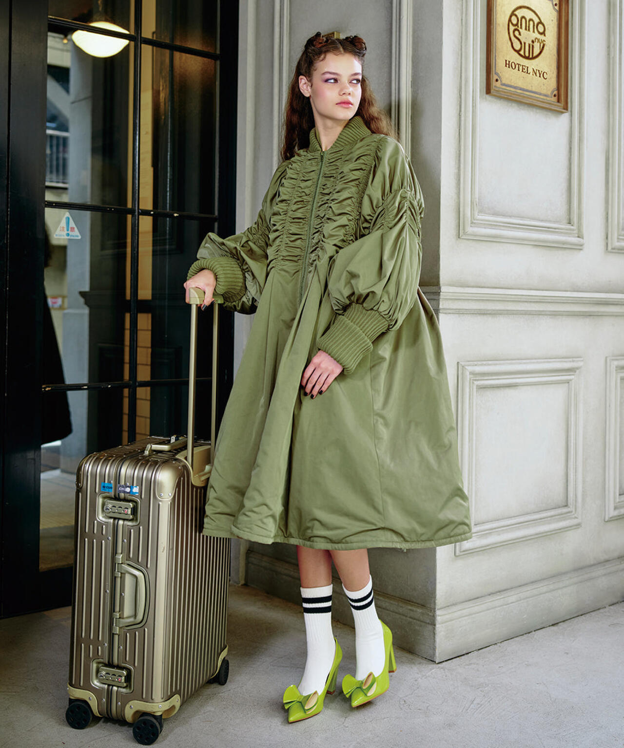 ANNA SUI NYC/アナ スイ エヌワイシー/ロングMA-1コート | ROYAL FLASH