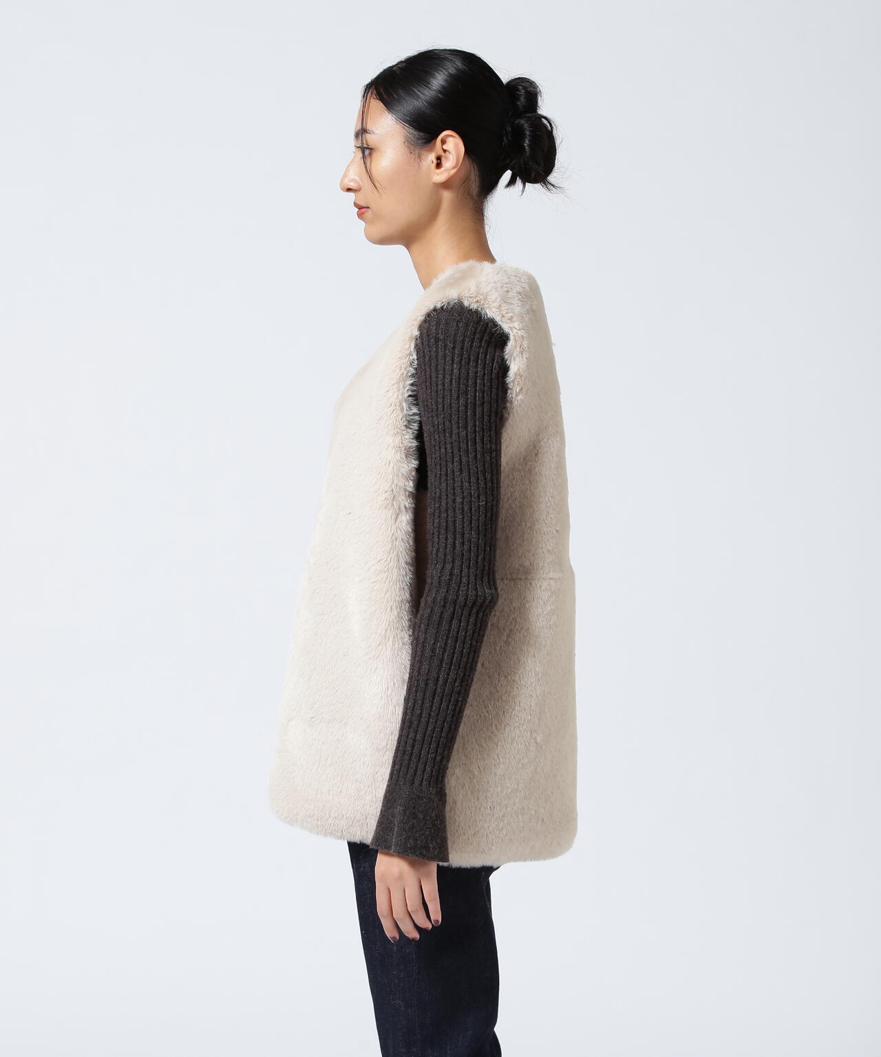 Risley/リズレー/ラビットファー風ベスト | ROYAL FLASH（ロイヤル