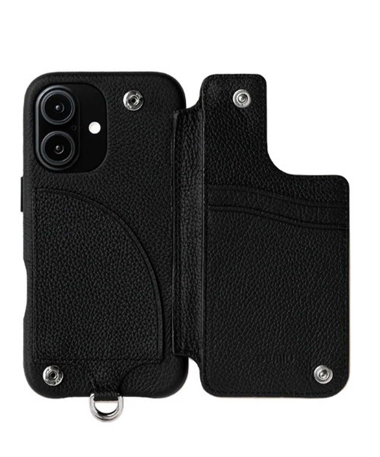 demiu iPhoneケース 17pro 黒　デミュウ DEMIU/デミュウ/BALLON_BLACK_ iPhone17/17Pro | ROYAL FLASH