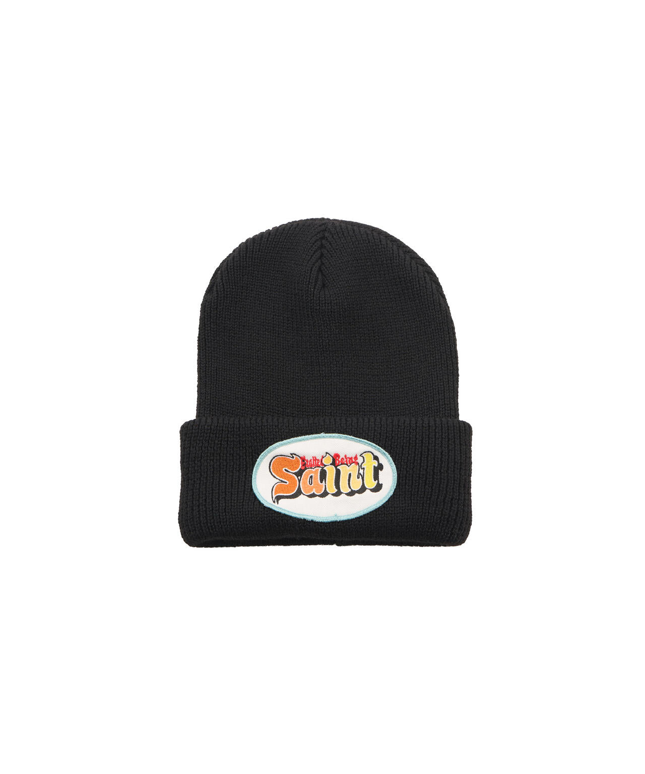 SAINT MICHAEL/セント マイケル/KNIT CAP/SAINT/BLACK | ROYAL FLASH