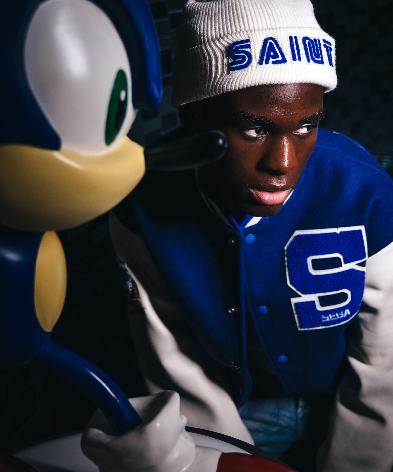 SAINT MICHAEL/セントマイケル/SAINT SEGA/SG KNIT CAP/WHITE