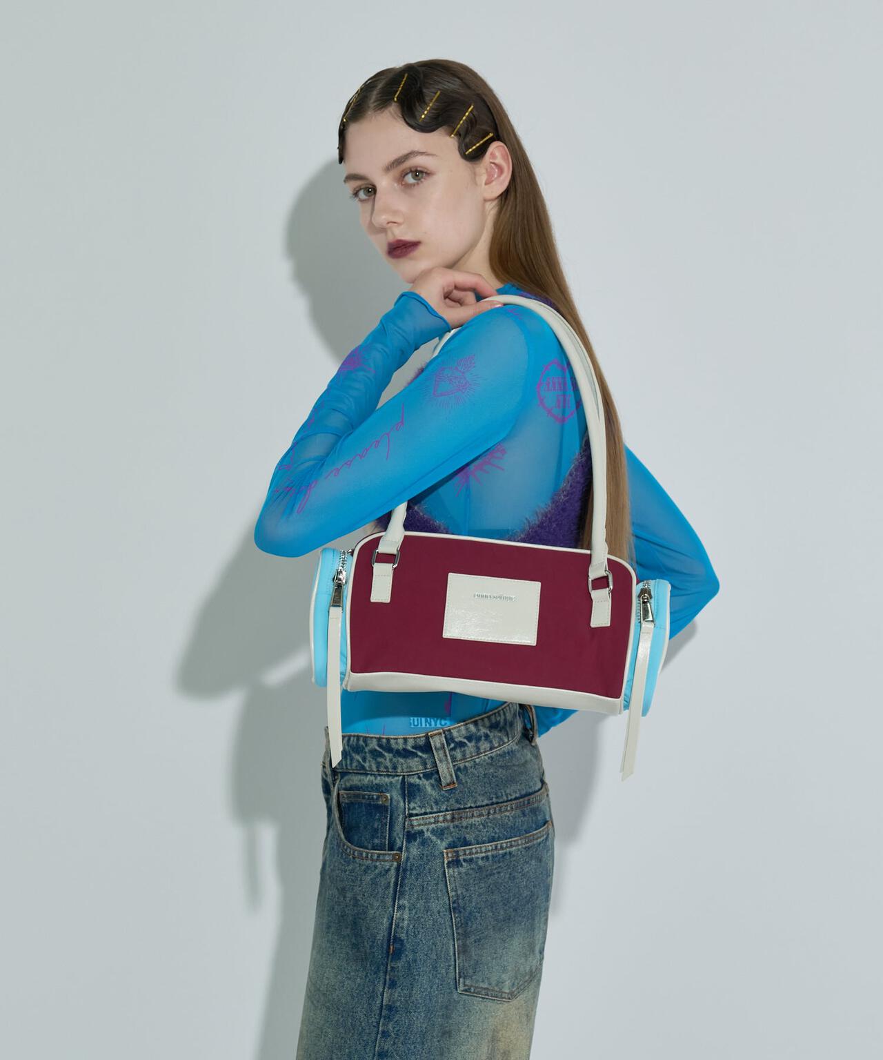 ANNA SUI NYC/アナ スイ エヌワイシー/２トーンカラーナイロンバッグ