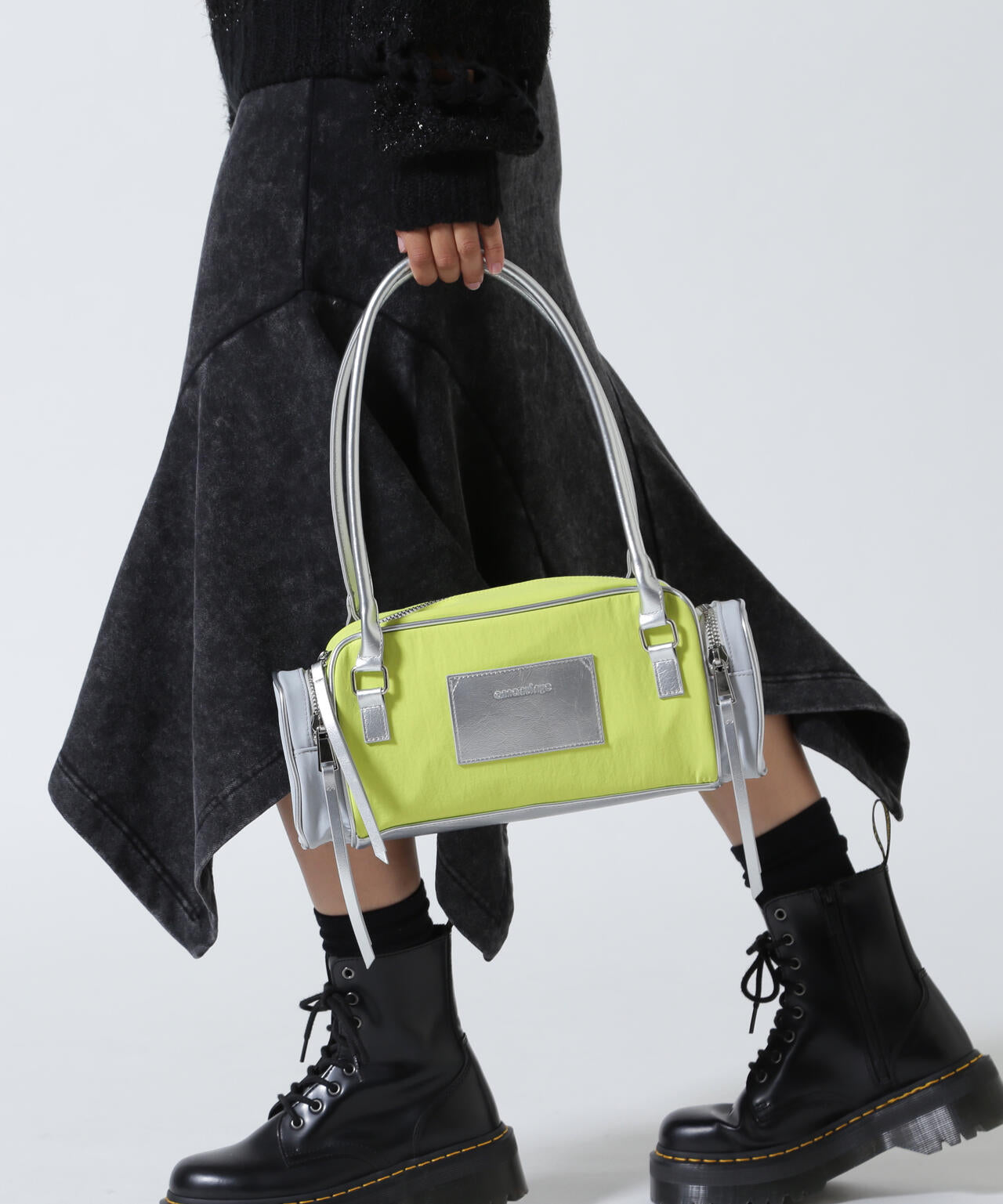 ANNA SUI NYC/アナ スイ エヌワイシー/2トーンカラーナイロンバッグ