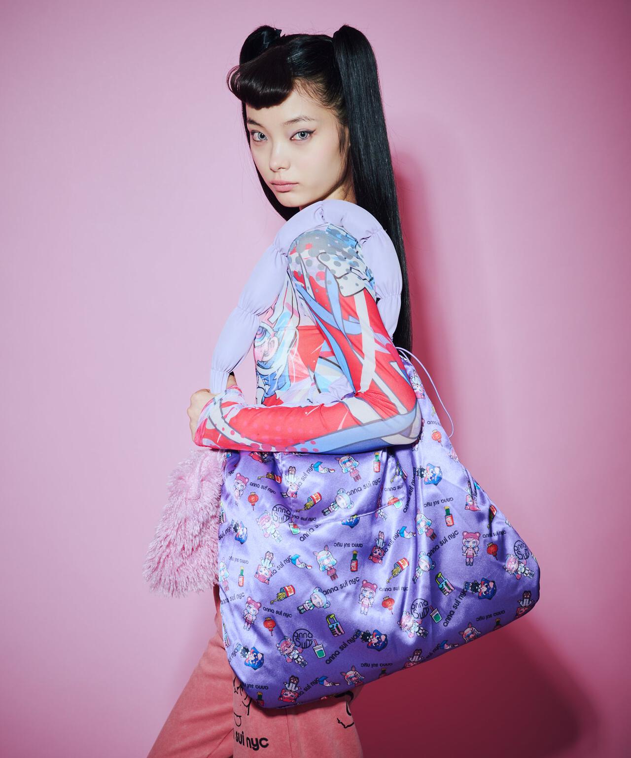 ANNA SUI NYC/アナ スイ エヌワイシー/『×寺田てら』TERAリバーシブルバッグ