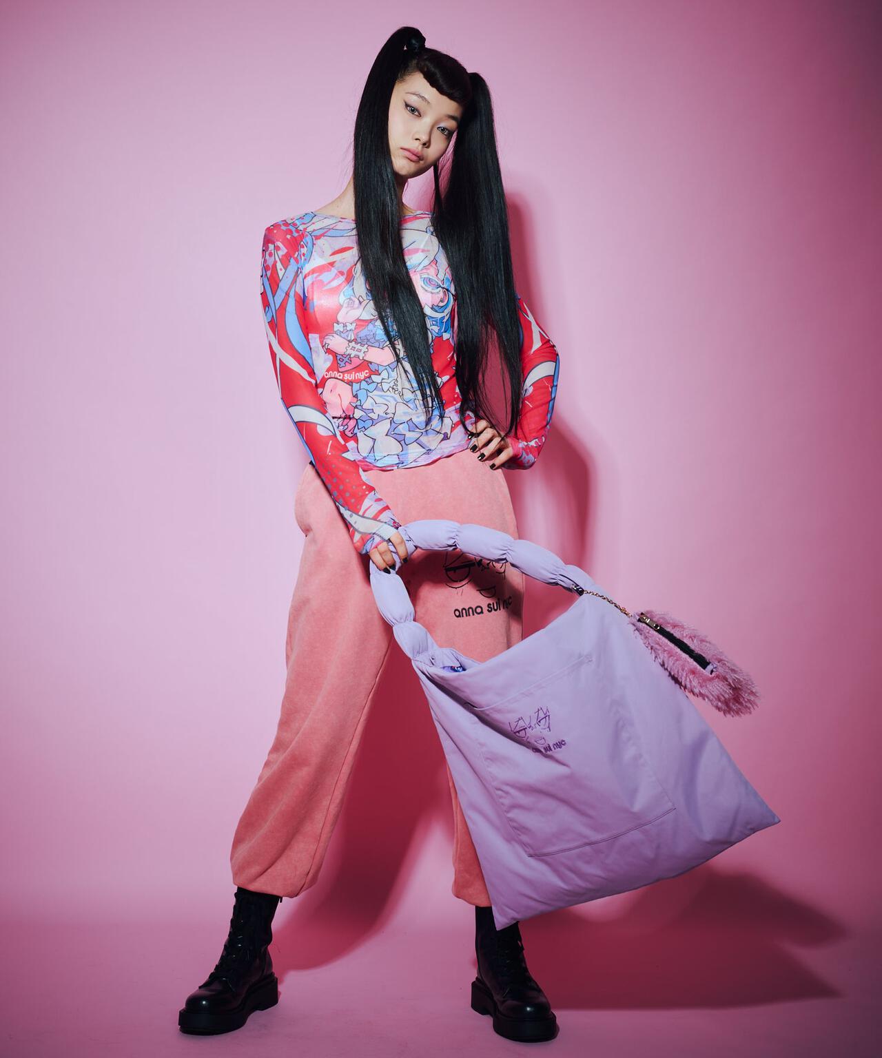 ANNA SUI NYC/アナ スイ エヌワイシー/『×寺田てら』TERAリバーシブルバッグ