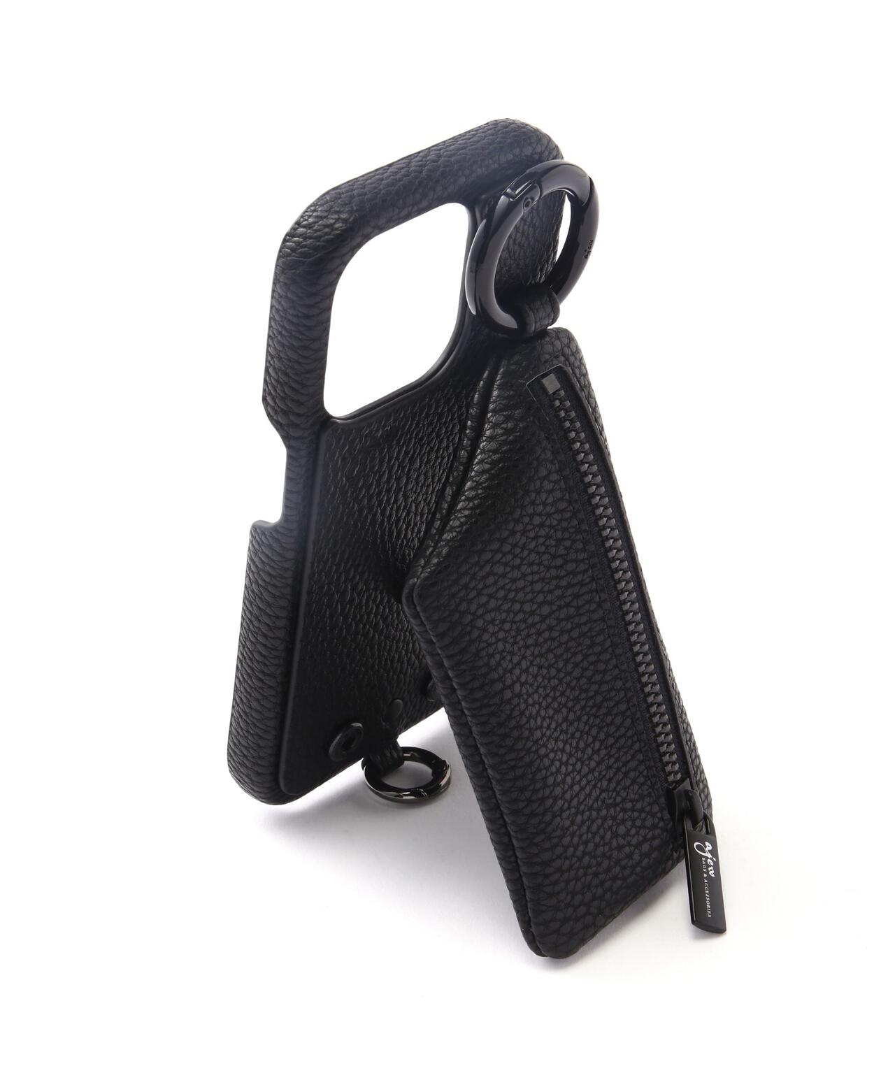 ajew/エジュー/別注【ひも付き】iPhone16_16Pro/BLACK