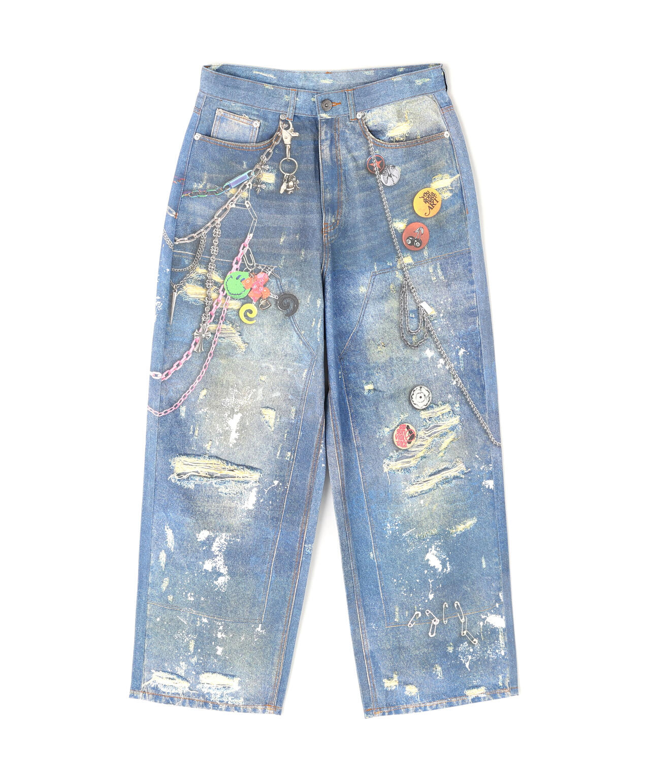 FR(13)NDS/フレンズ/TROMPEL'OEIL DENIM PANTS | ROYAL FLASH