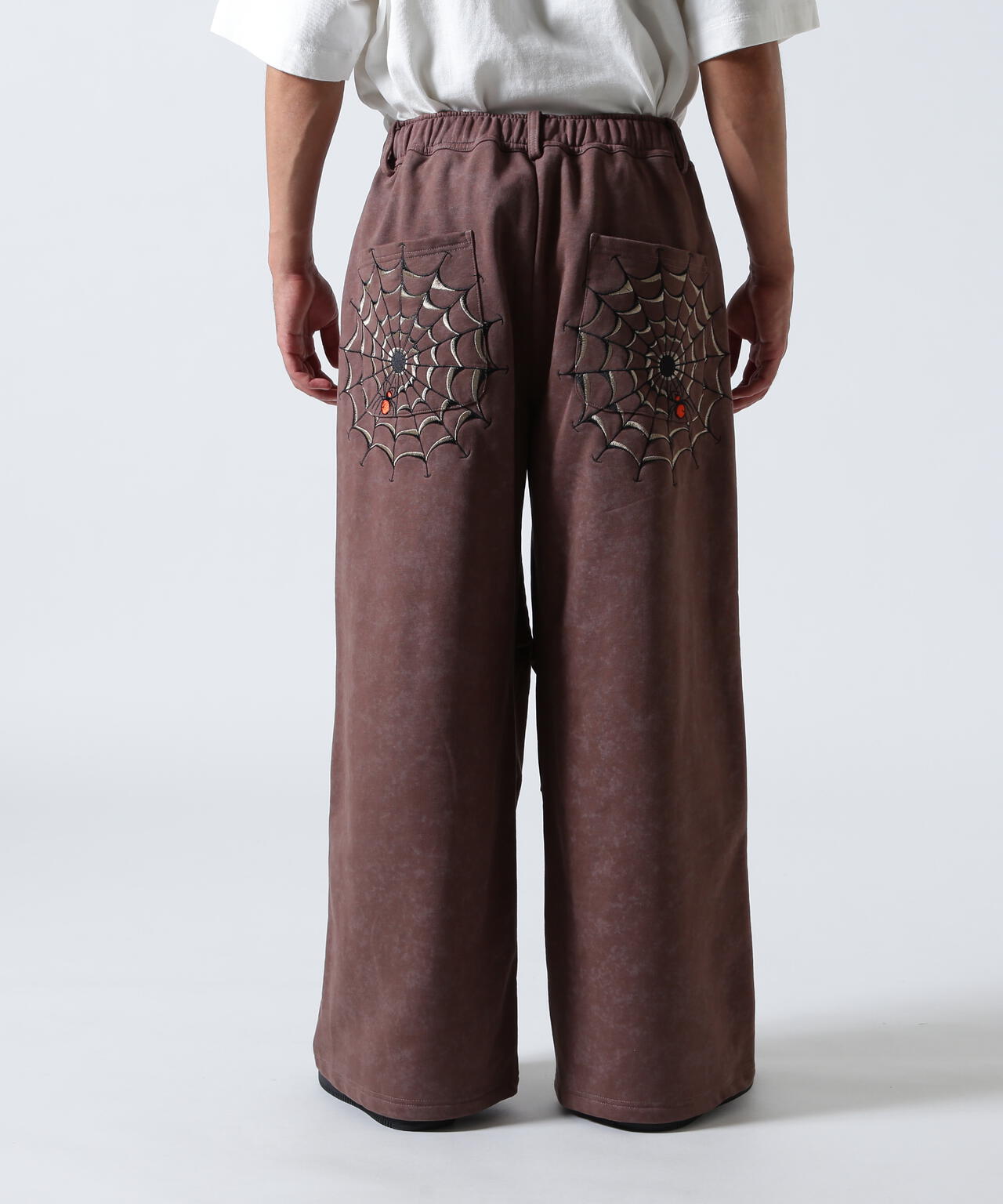 FR(13)NDS × Ed Hardy/フレンズ × エド・ハーディ/コラボ ダブルニースウェットパンツ