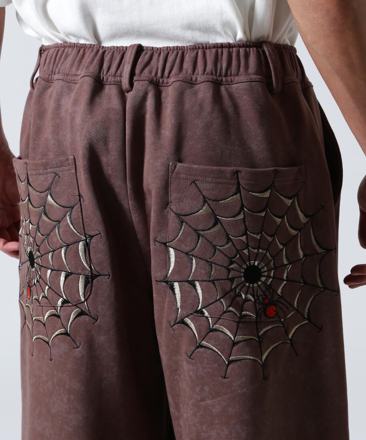 FR(13)NDS × Ed Hardy/フレンズ × エド・ハーディ/コラボ ダブルニースウェットパンツ