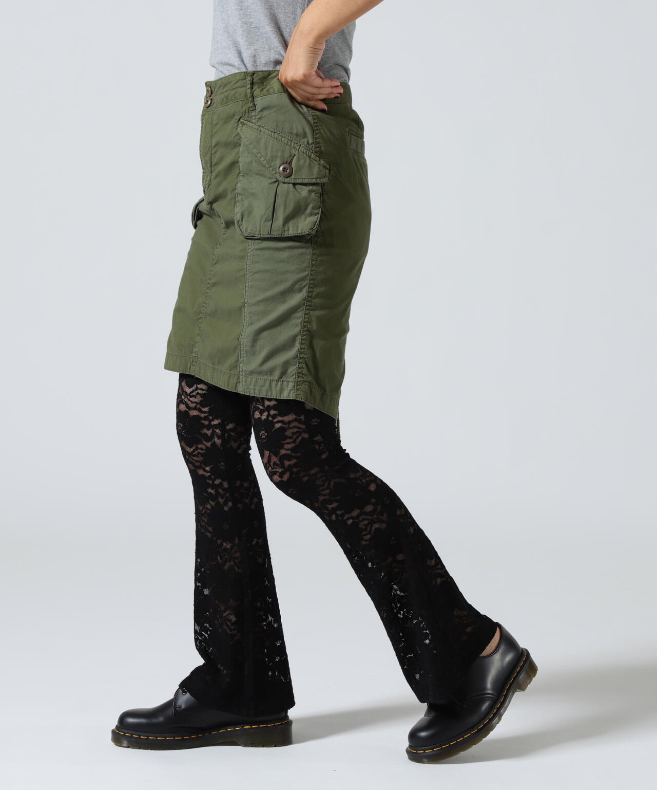 ANNA SUI NYC/アナ スイ エヌワイシー/フラワーレースストレッチパンツ