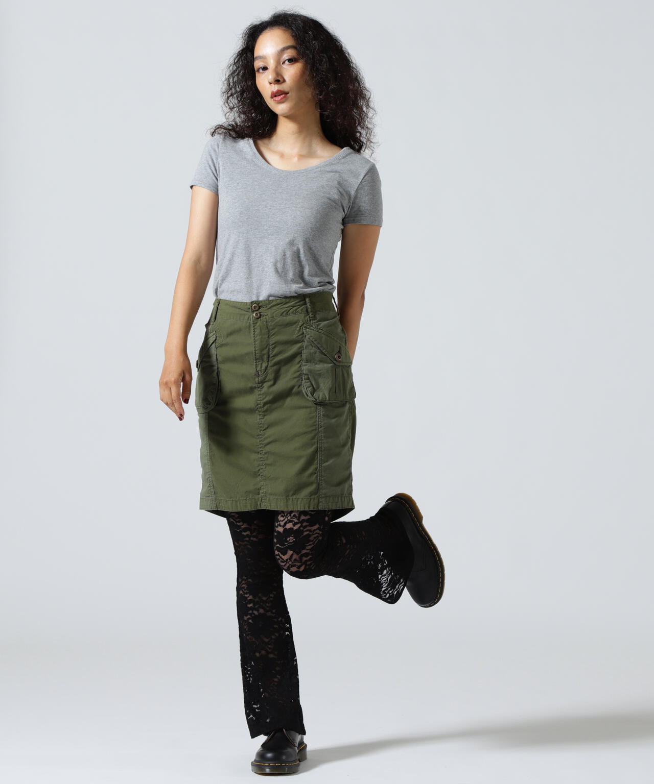 ANNA SUI NYC/アナ スイ エヌワイシー/フラワーレースストレッチパンツ