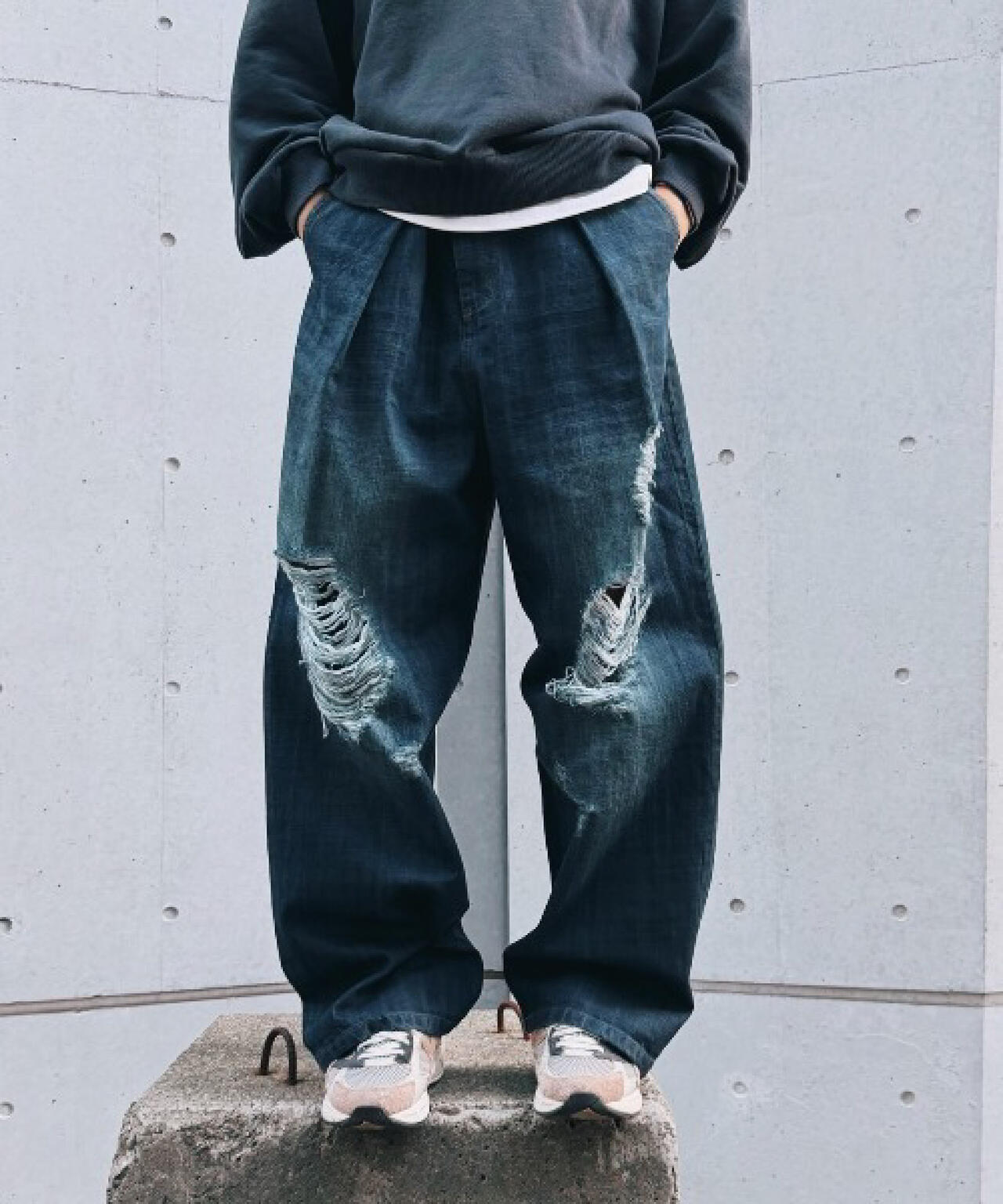 GEN_DAI/ゲンダイ/oiled wash denim