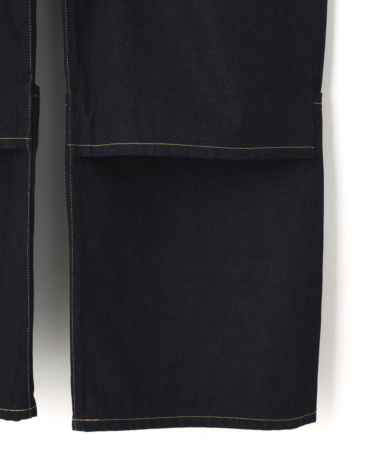 beautiful people/ビューティフルピープル/selvedge denim flip hem pants