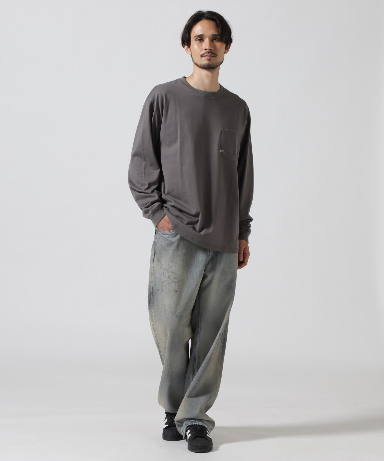 ロイヤルフラッシュ（ FLASH）/DENHAM／デンハム／7 POCKET LS TEE DENHAM/デンハム/7 POCKET LS TEE | ROYAL FLASH（ロイヤルフラッシュ