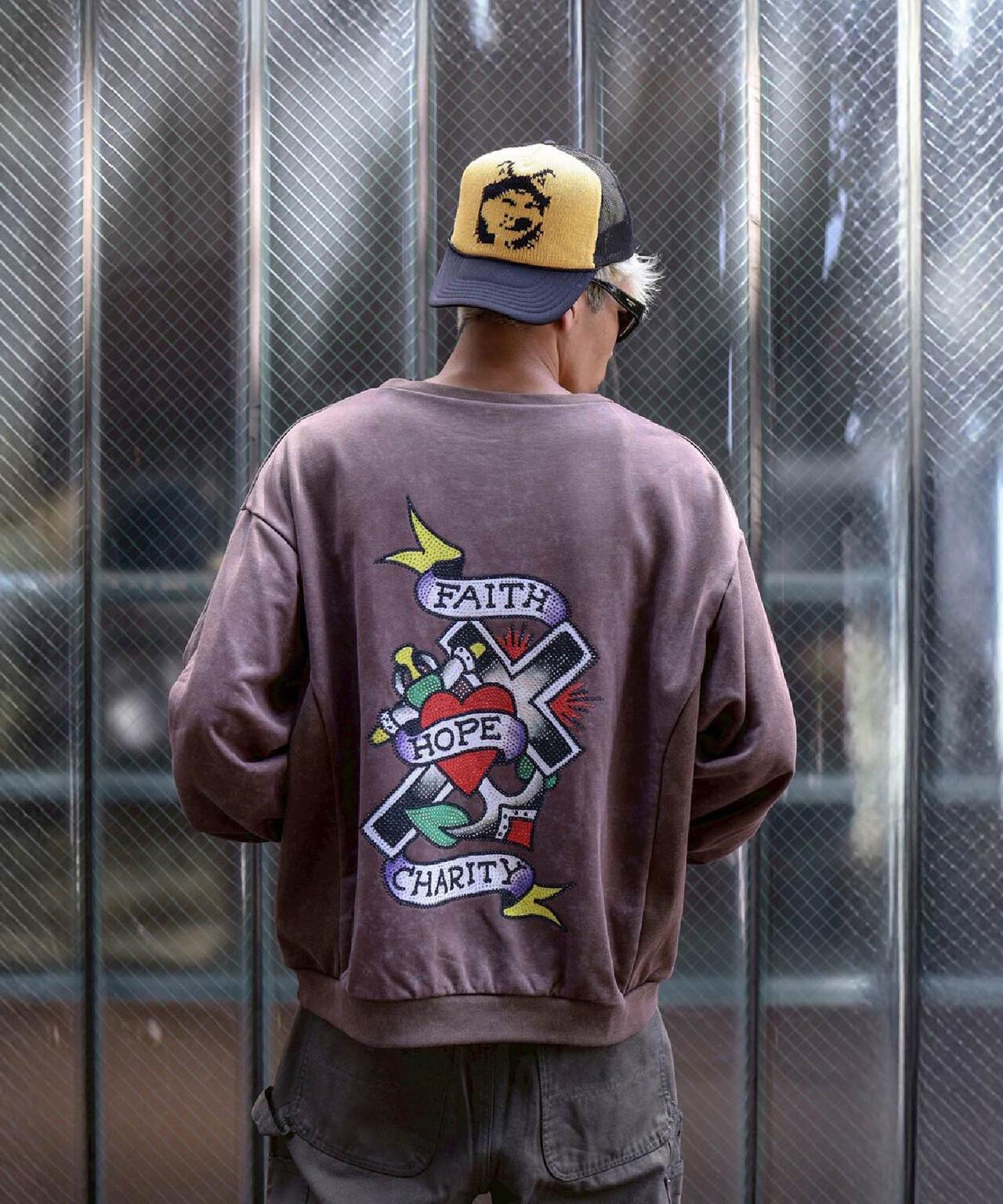 FR(13)NDS × Ed Hardy/フレンズ × エド・ハーディ/コラボスウェット