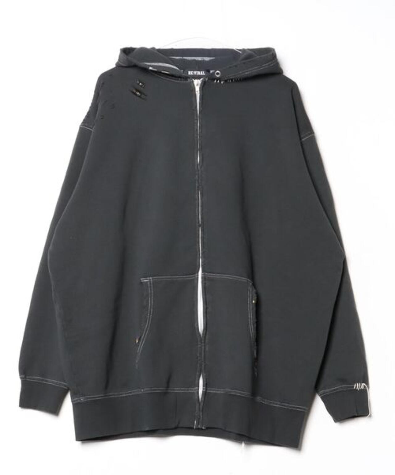 RE:VIRAL/リバイラル/Crush Ring ZipUp Hoodie