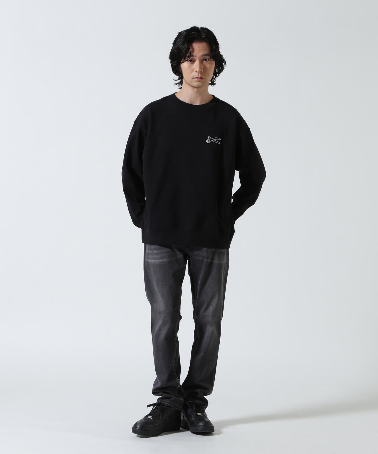 DENHAM/デンハム/CHAIN CREW SWEAT