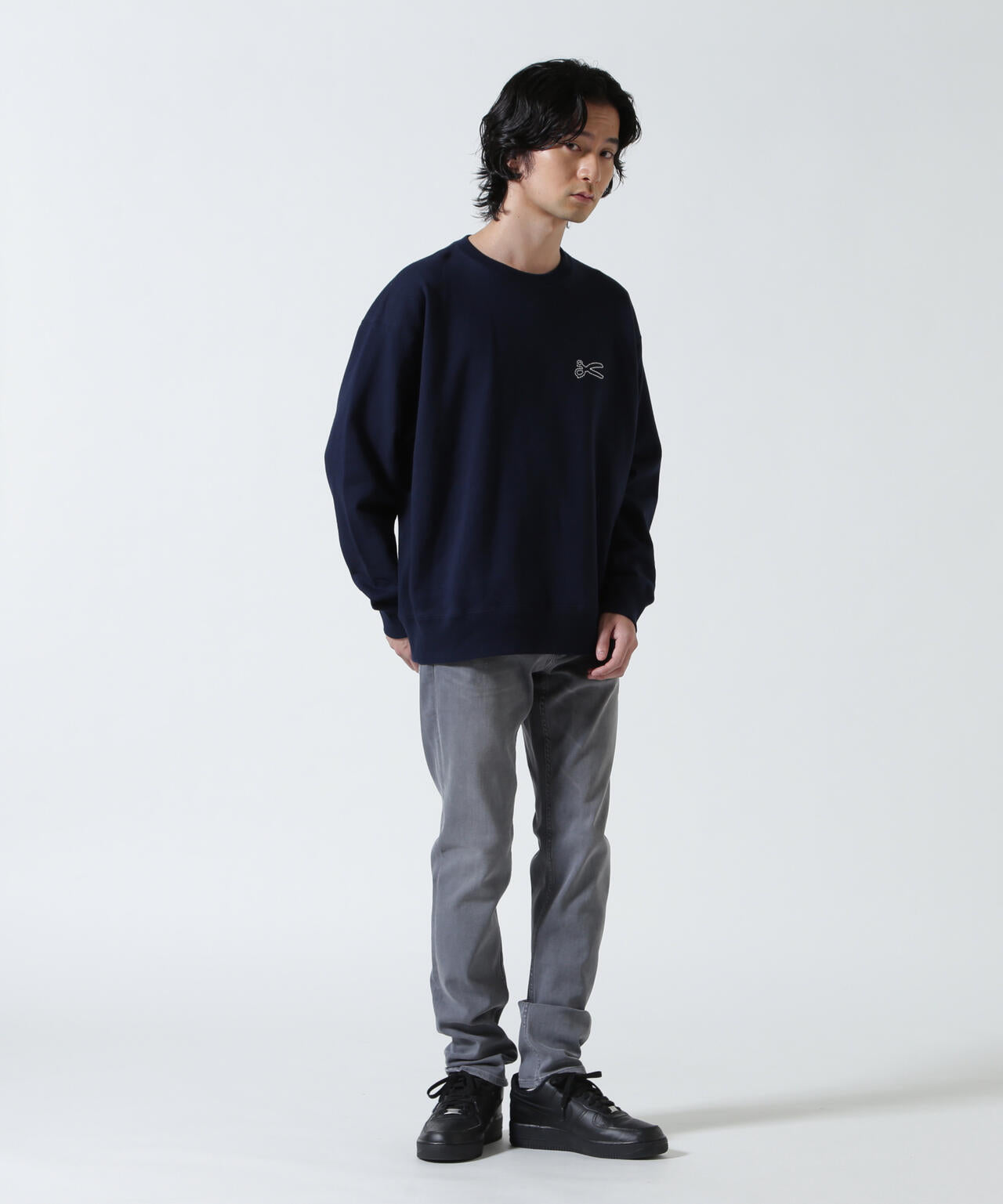DENHAM/デンハム/CHAIN CREW SWEAT