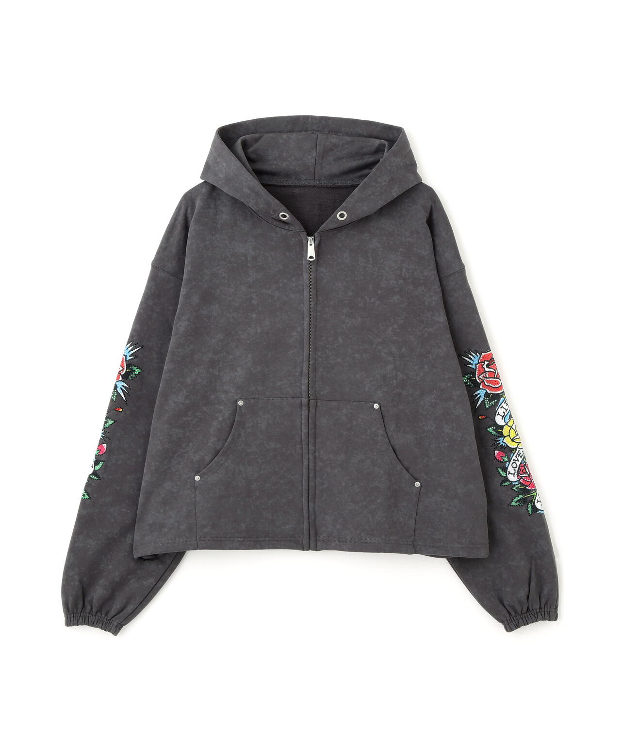 FR(13)NDS × Ed Hardy/フレンズ × エド・ハーディ/コラボジップフーディ