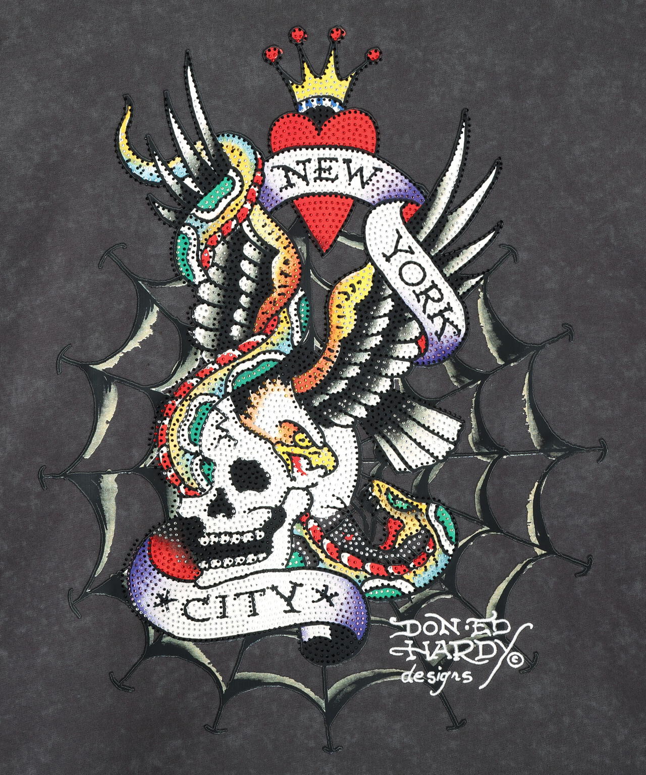 FR(13)NDS × Ed Hardy/フレンズ × エド・ハーディ/コラボジップフーディ