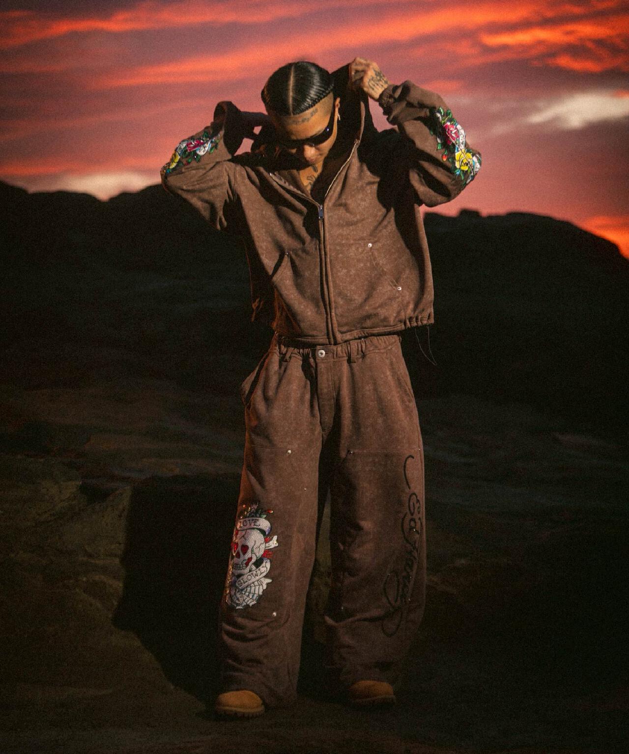 FR(13)NDS × Ed Hardy/フレンズ × エド・ハーディ/コラボジップフーディ