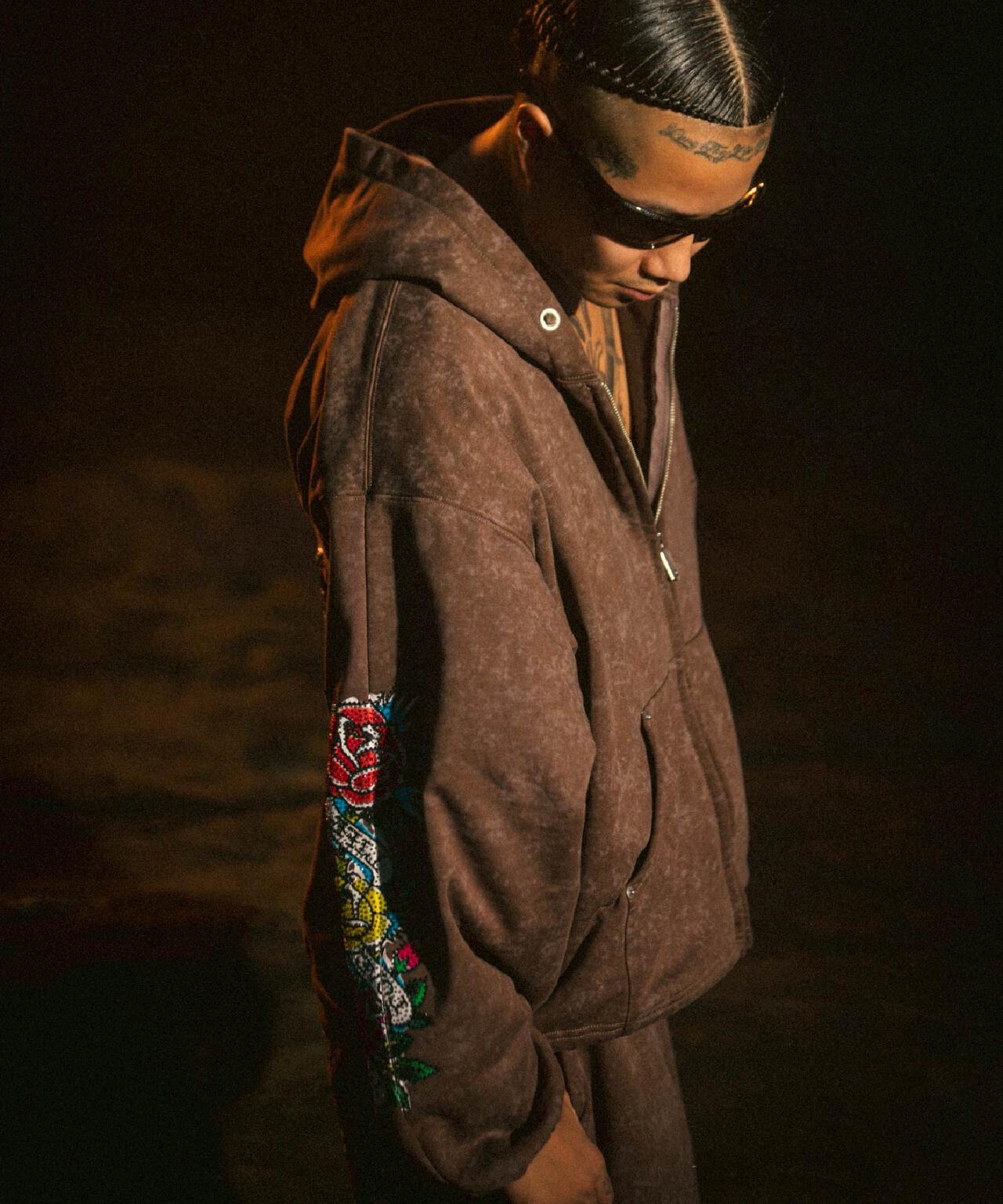 FR(13)NDS × Ed Hardy/フレンズ × エド・ハーディ/コラボジップ