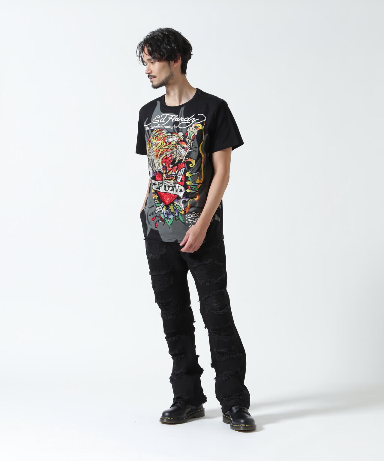 Ed Hardy/エド ハーディー/ECST SS TEE_TIGER | ROYAL FLASH（ロイヤル