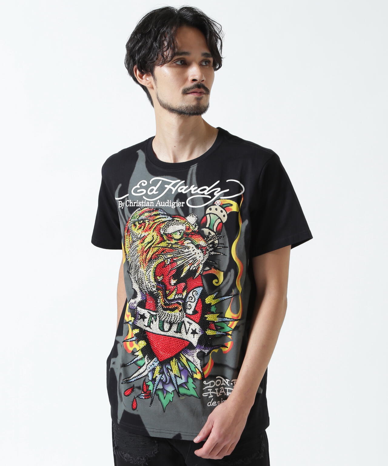 Ed Hardy/エド ハーディー/ECST SS TEE_TIGER | ROYAL FLASH（ロイヤル
