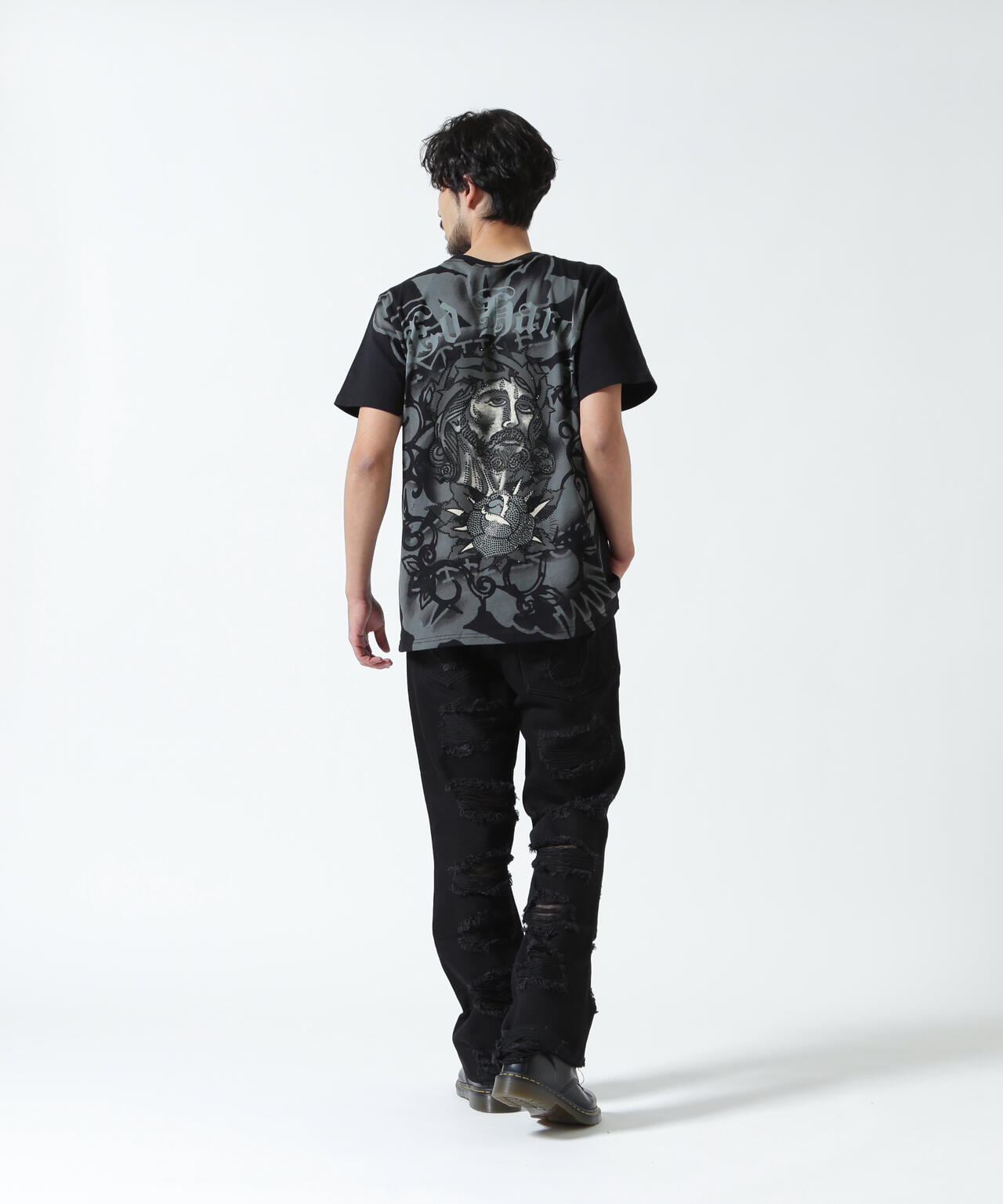 Ed Hardy/エド ハーディー/EBKST SS TEE_CHRIST | ROYAL FLASH