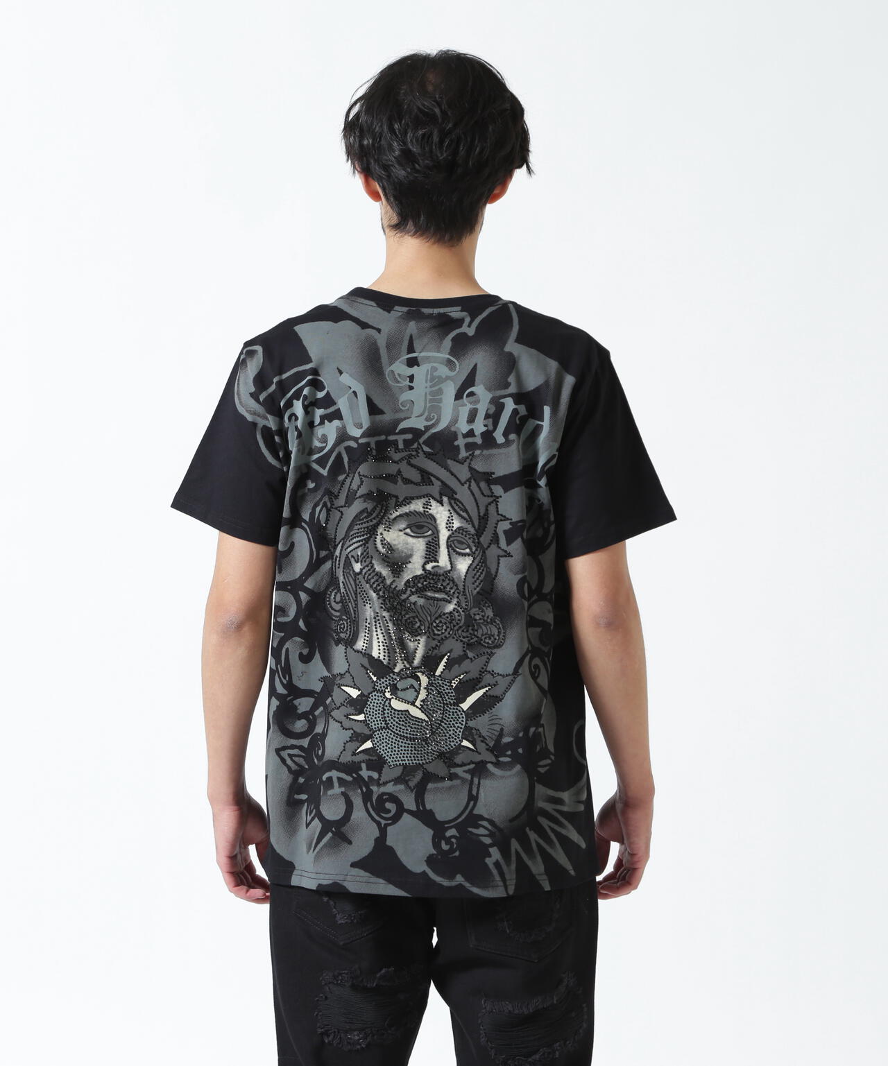 Ed Hardy/エド ハーディー/EBKST SS TEE_CHRIST | ROYAL FLASH