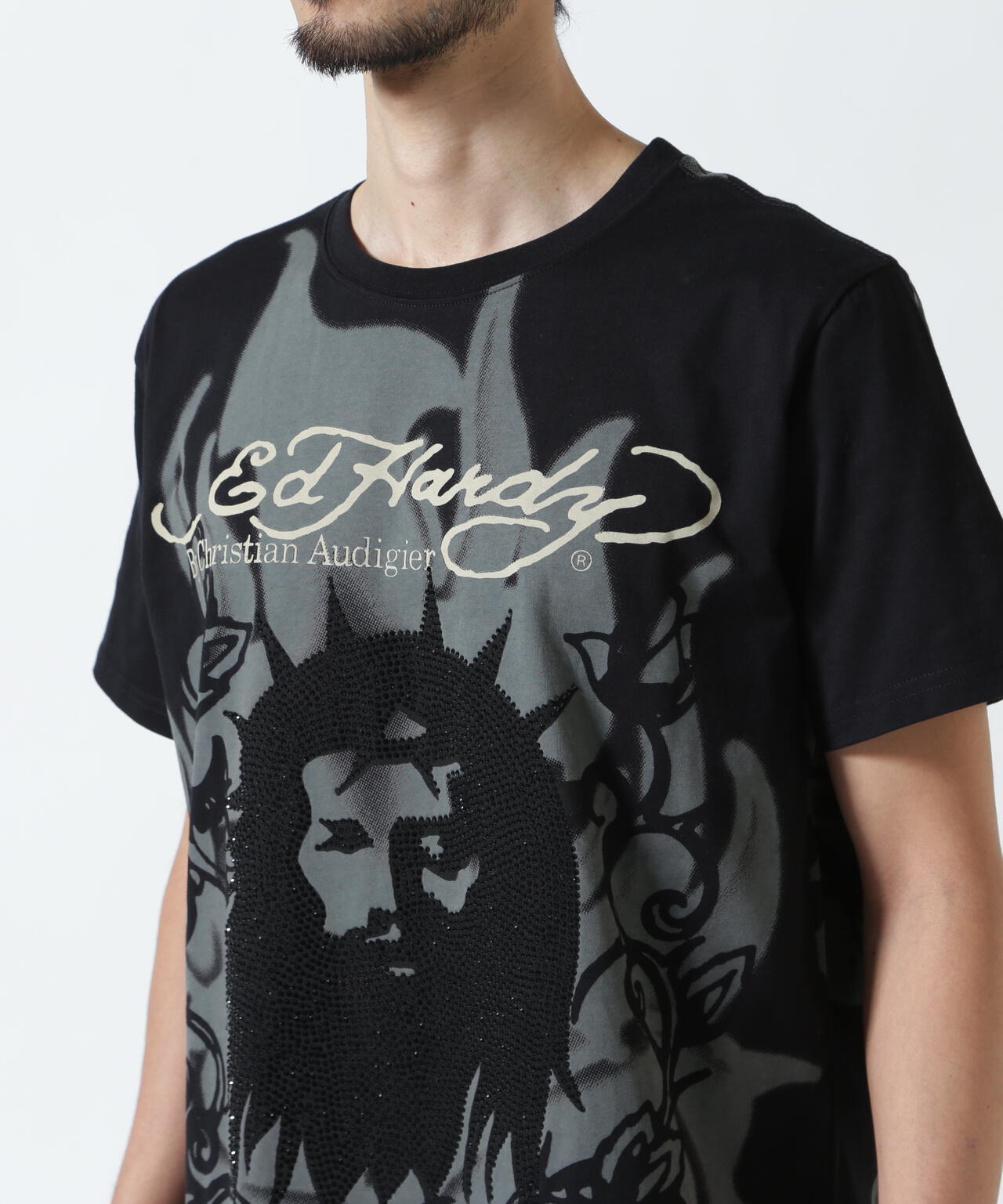 Ed Hardy/エド ハーディー/EBKST SS TEE_CHRIST