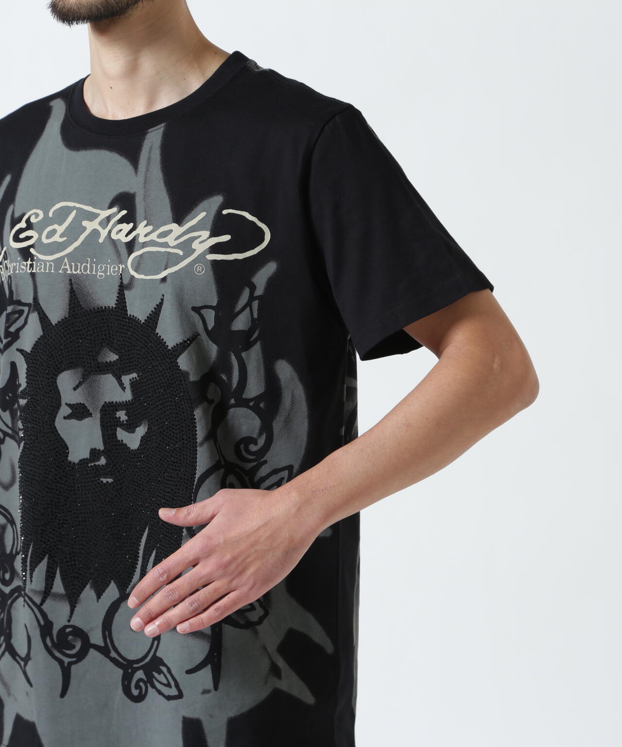 Ed Hardy/エド ハーディー/EBKST SS TEE_CHRIST | ROYAL FLASH