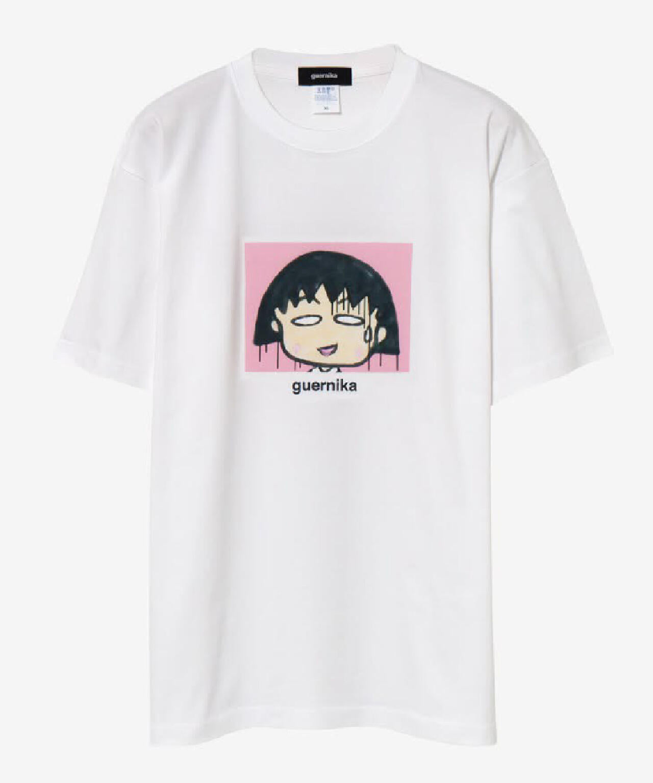 guernika ちびまるこちゃん コラボ　Lサイズ guernika×ちびまる子ちゃん/Drooping Maruko Tshirt | ROYAL FLASH