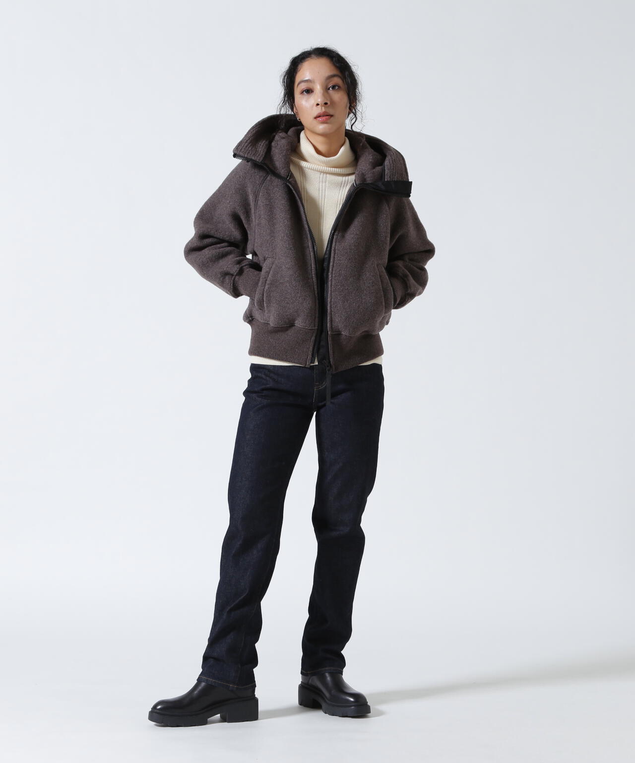 【男女兼用】  Chilliwack Bomberカナダ産 CANADA GOOSE/カナダグース/Chilliwack Fleece Bomber Black Label