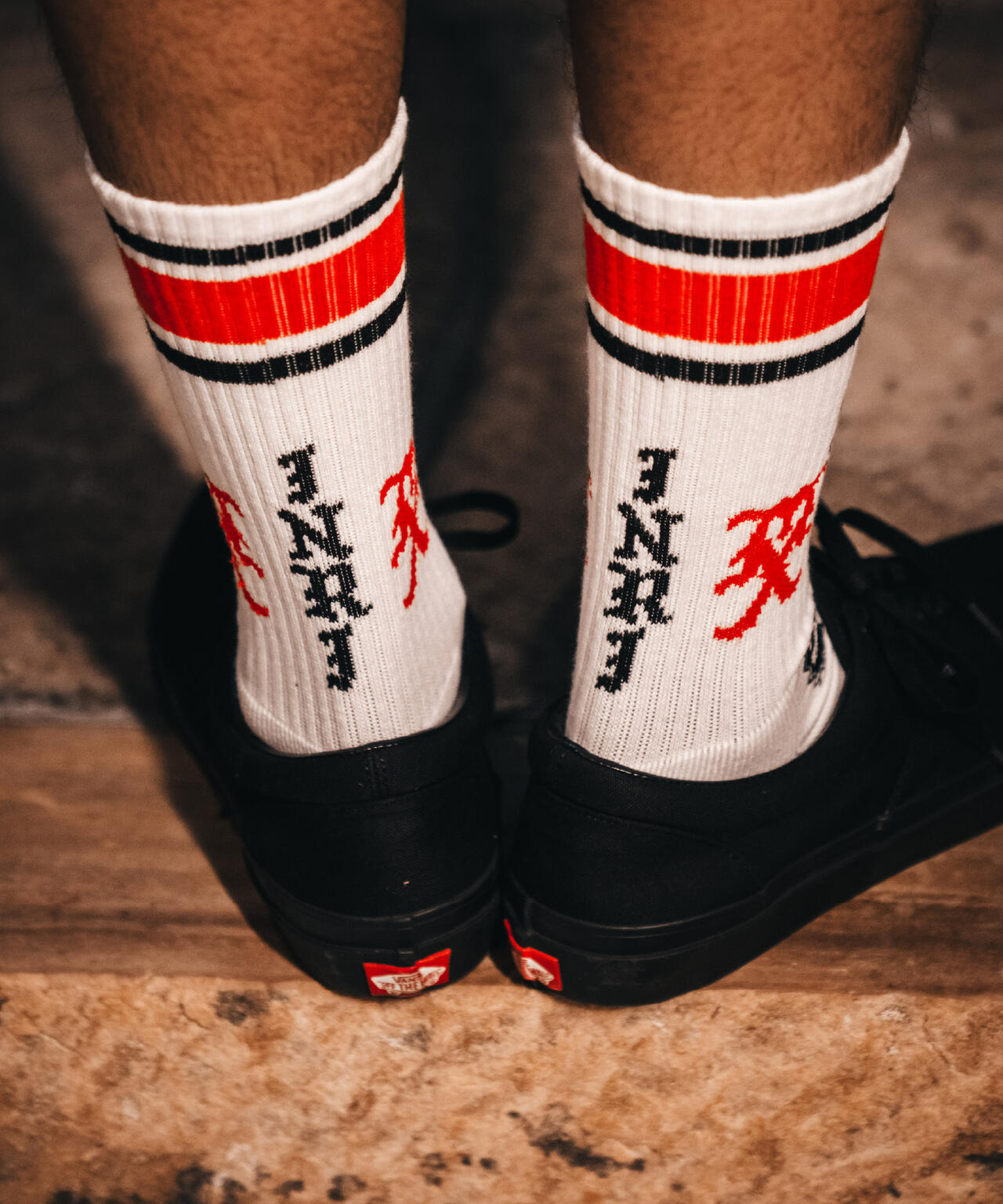 SAINT MICHAEL/セントマイケル/SOCKS/SINNER/WHITE+RED