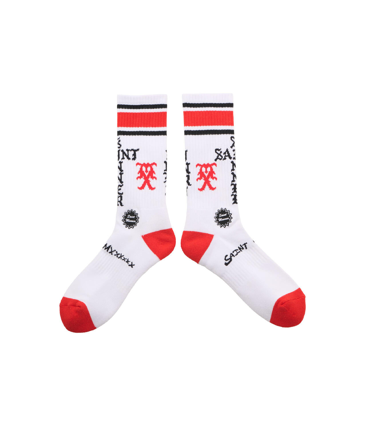 SAINT MICHAEL/セントマイケル/SOCKS/SINNER/WHITE+RED
