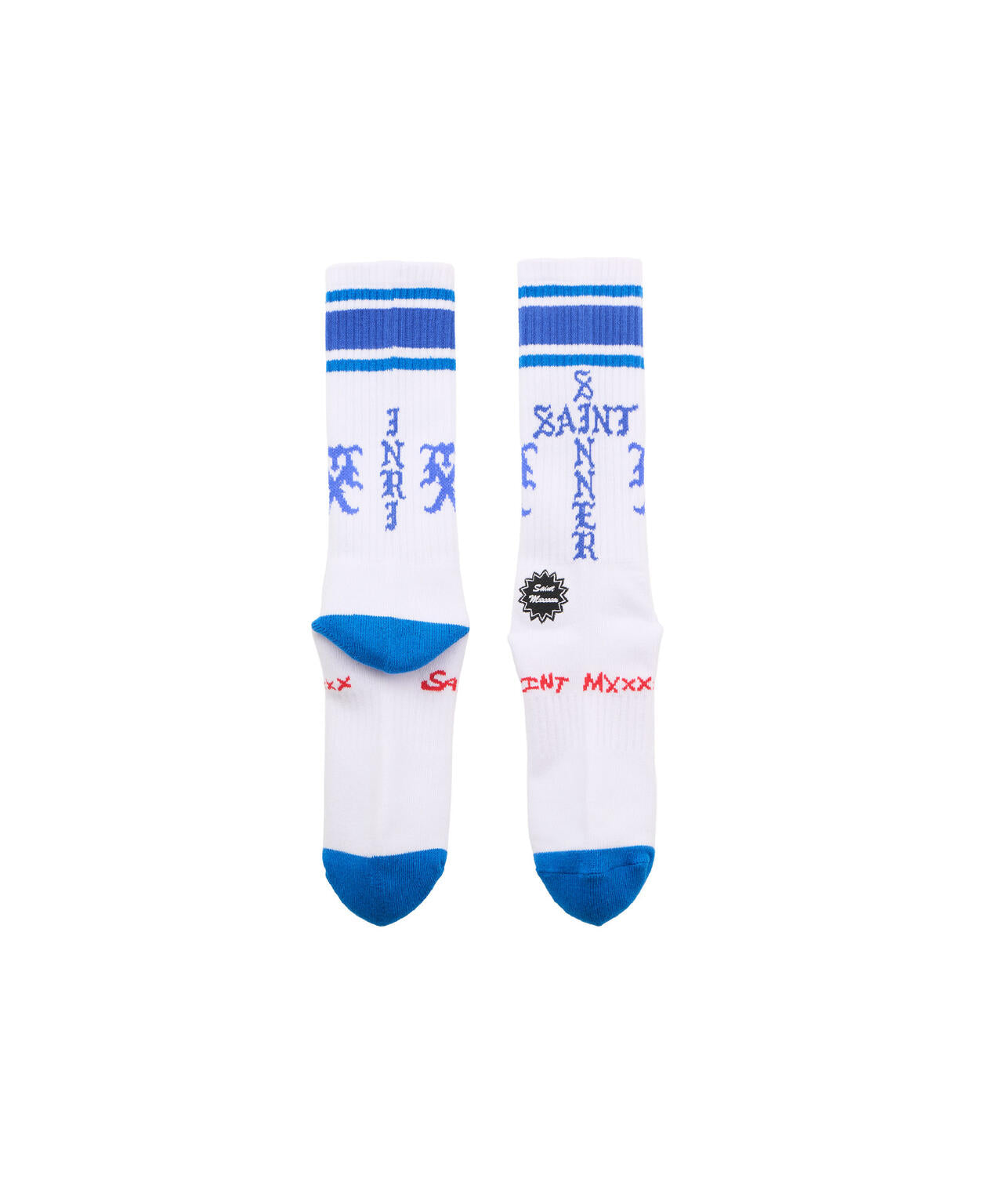 SAINT MICHAEL/セントマイケル/SOCKS/SINNER/WHITE+BLUE | ROYAL FLASH