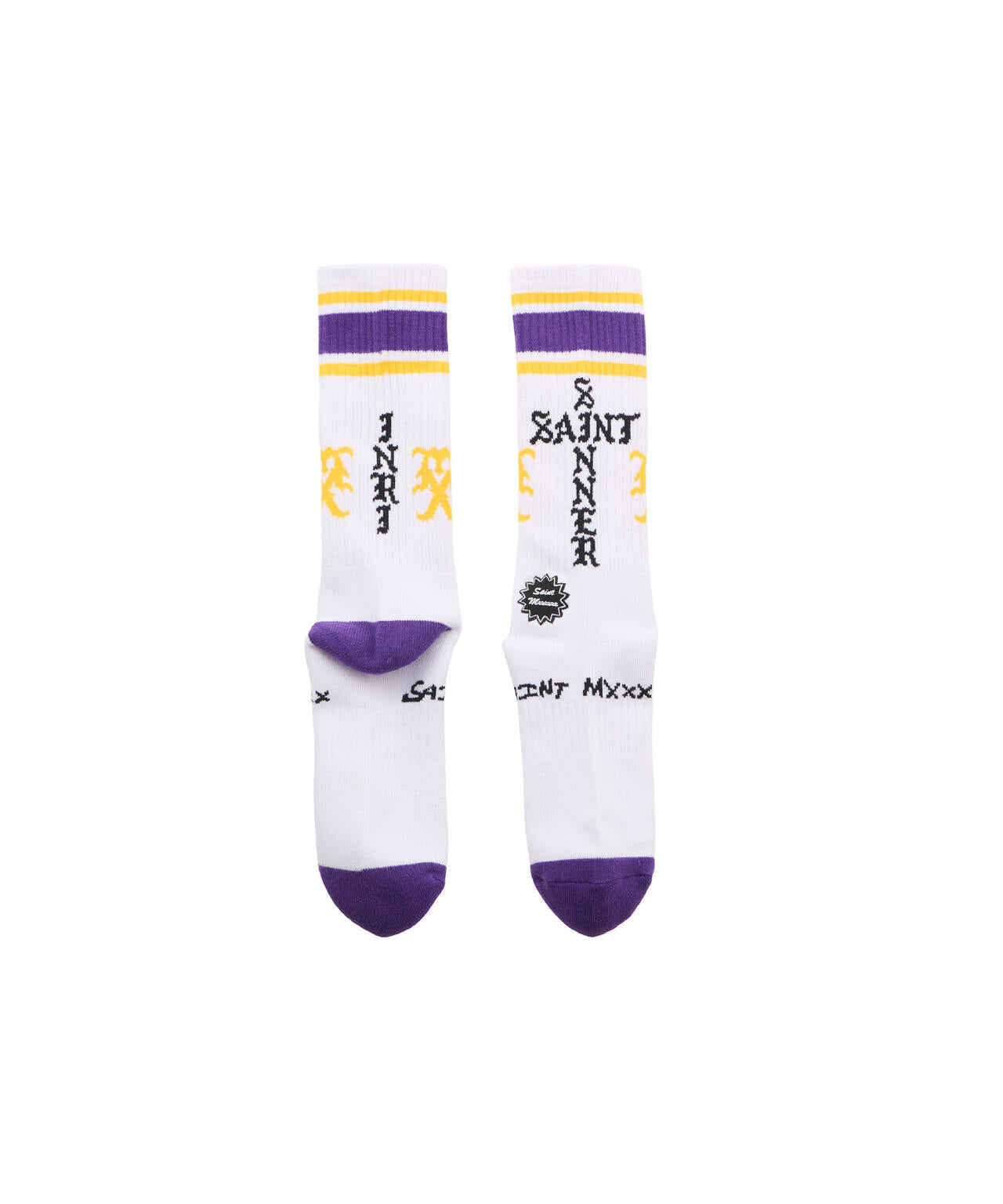 SAINT MICHAEL/セントマイケル/SOCKS/SINNER/WHITE+PURPLE