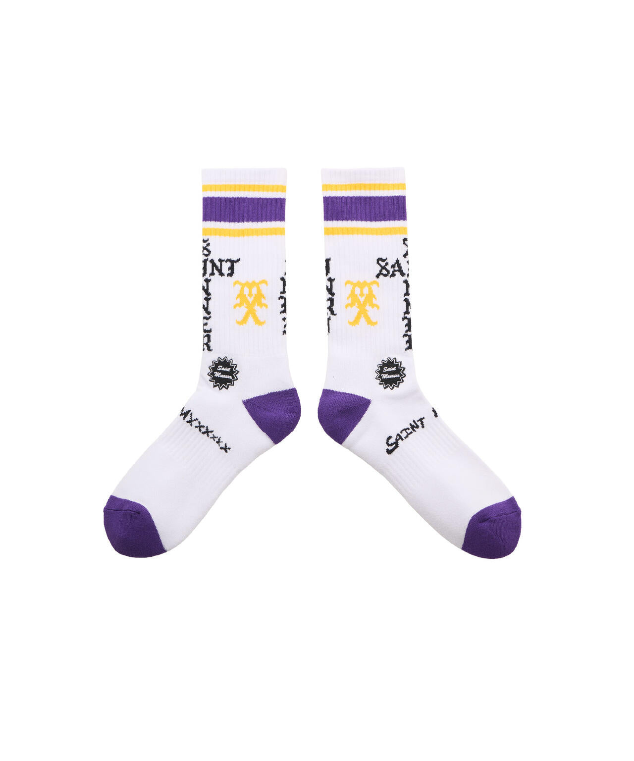 SAINT MICHAEL/セントマイケル/SOCKS/SINNER/WHITE+PURPLE | ROYAL