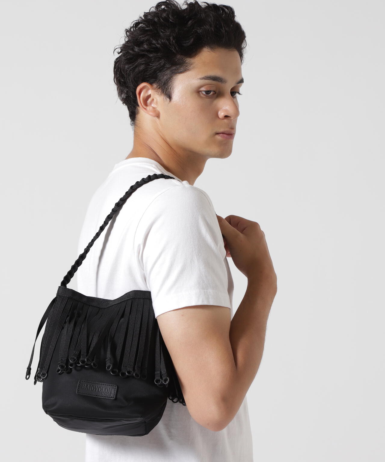 BAICYCLON by bagjack/バイシクロン バイ バッグジャック/TAPE FRINGE ONE SHOULDER BAG