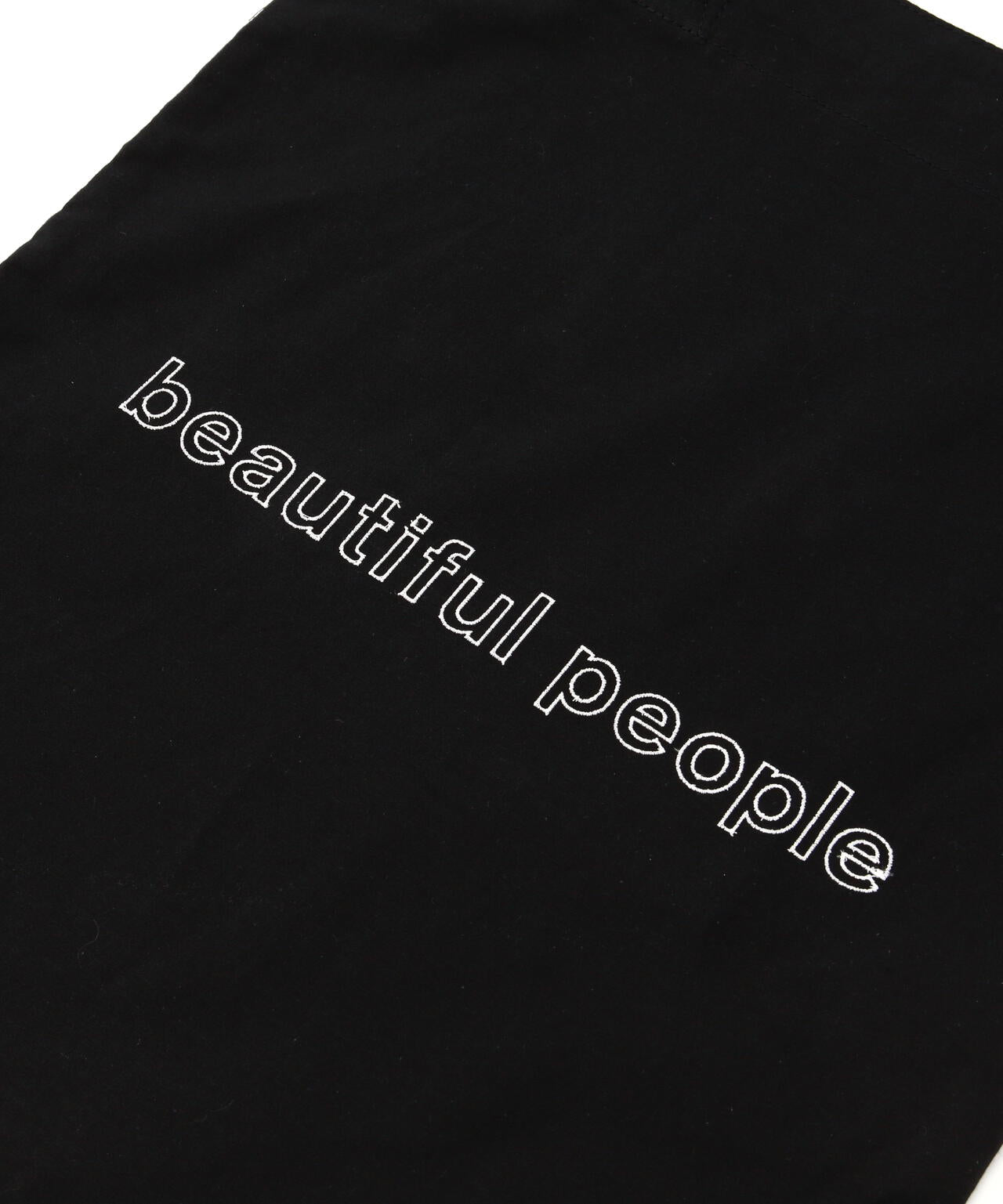 beautiful people/ビューティフルピープル/contour logo gathering tote bag